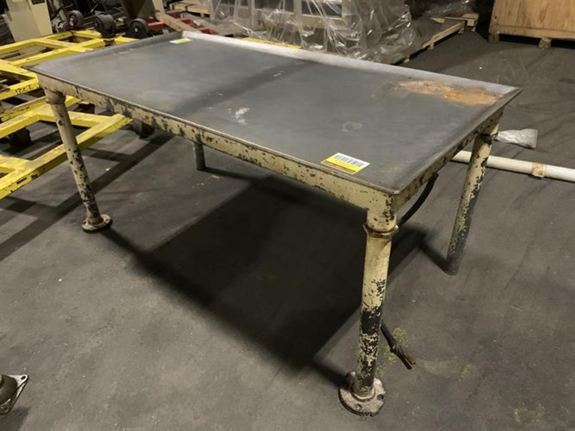 Carbon Steel 3 x 6 ft Water Cooled Table