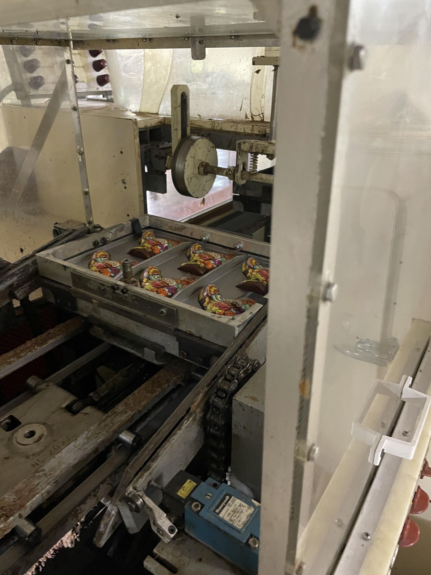 Collmann Hydo-12 Hollow Molding Line with hand fed pre-formed foil molds, mold heater, Two - Image 10 of 24