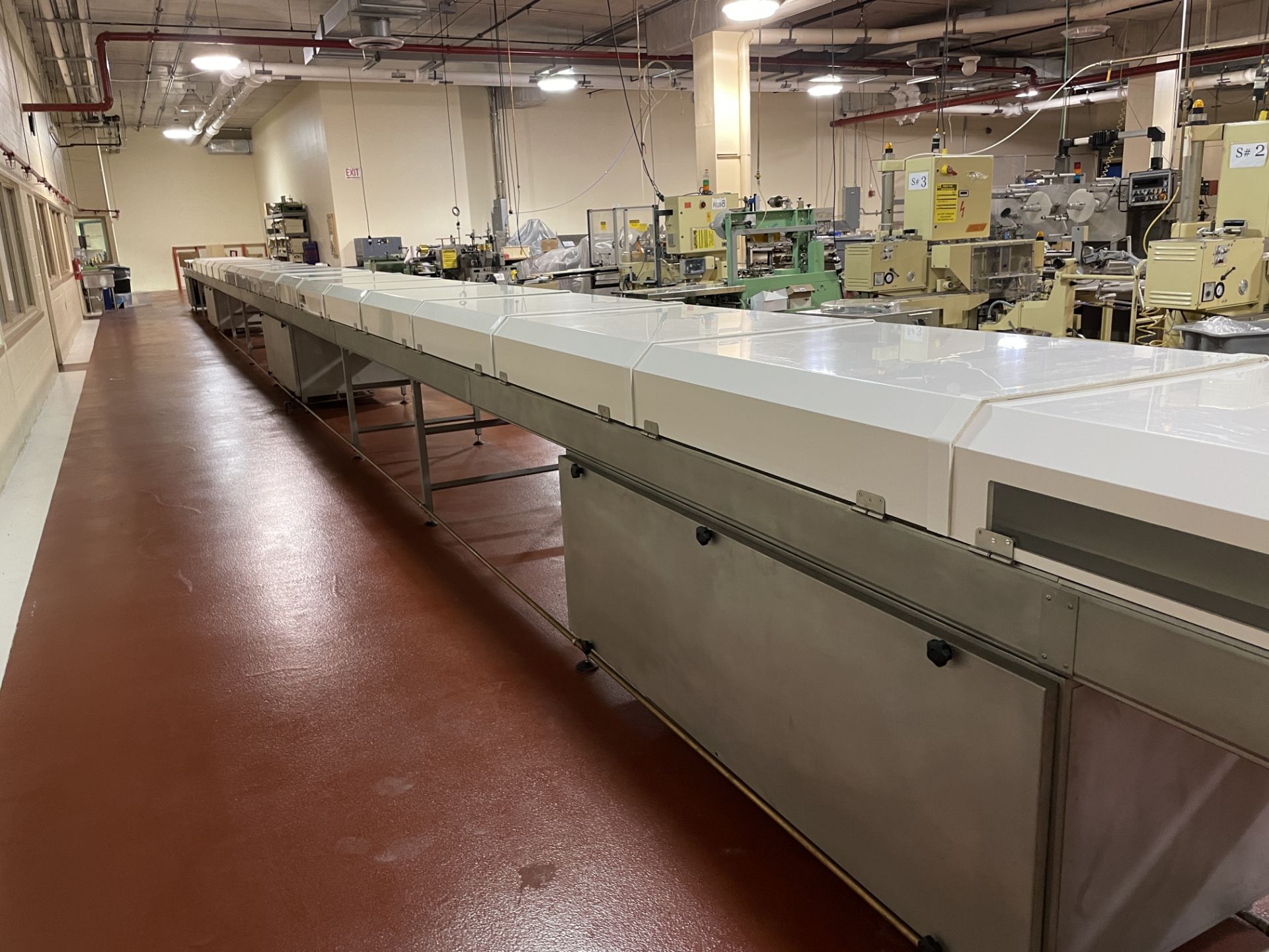 Prefamac 24" Enrobing Line with 6-ft long wire mesh belt infeed conveyor, Sollich BEM 620 mm pre- - Image 35 of 43