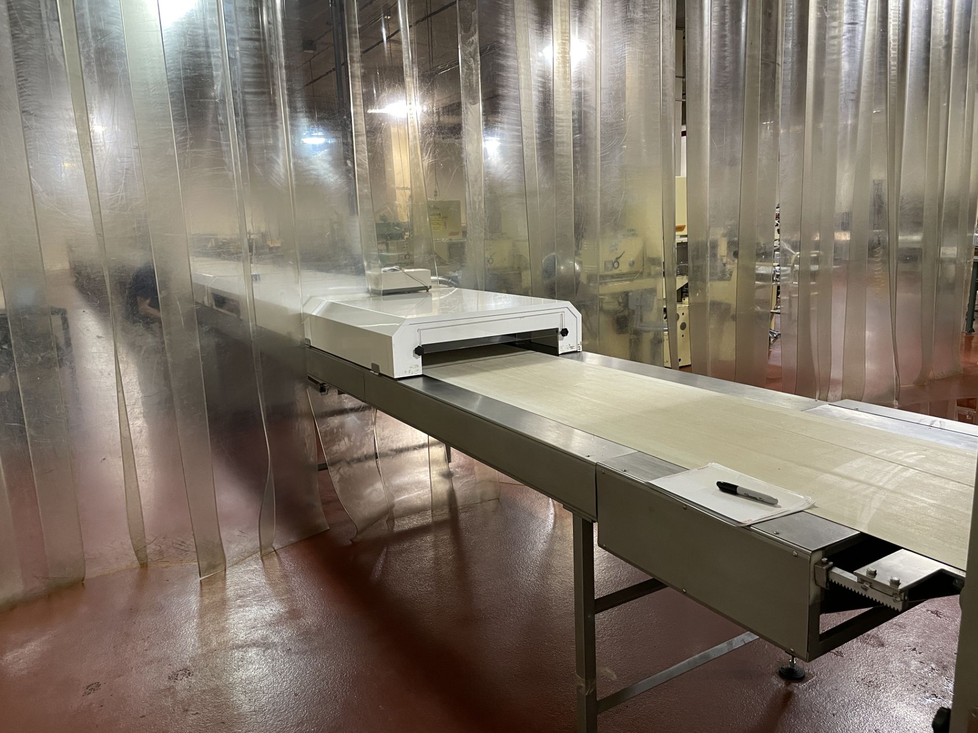 Prefamac 24" Enrobing Line with 6-ft long wire mesh belt infeed conveyor, Sollich BEM 620 mm pre- - Image 30 of 43