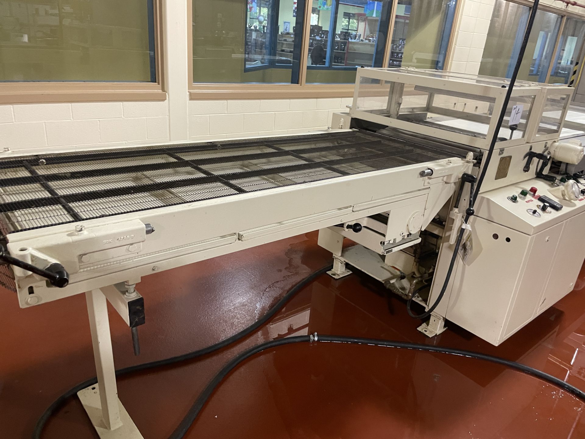 Prefamac 24" Enrobing Line with 6-ft long wire mesh belt infeed conveyor, Sollich BEM 620 mm pre- - Image 2 of 43