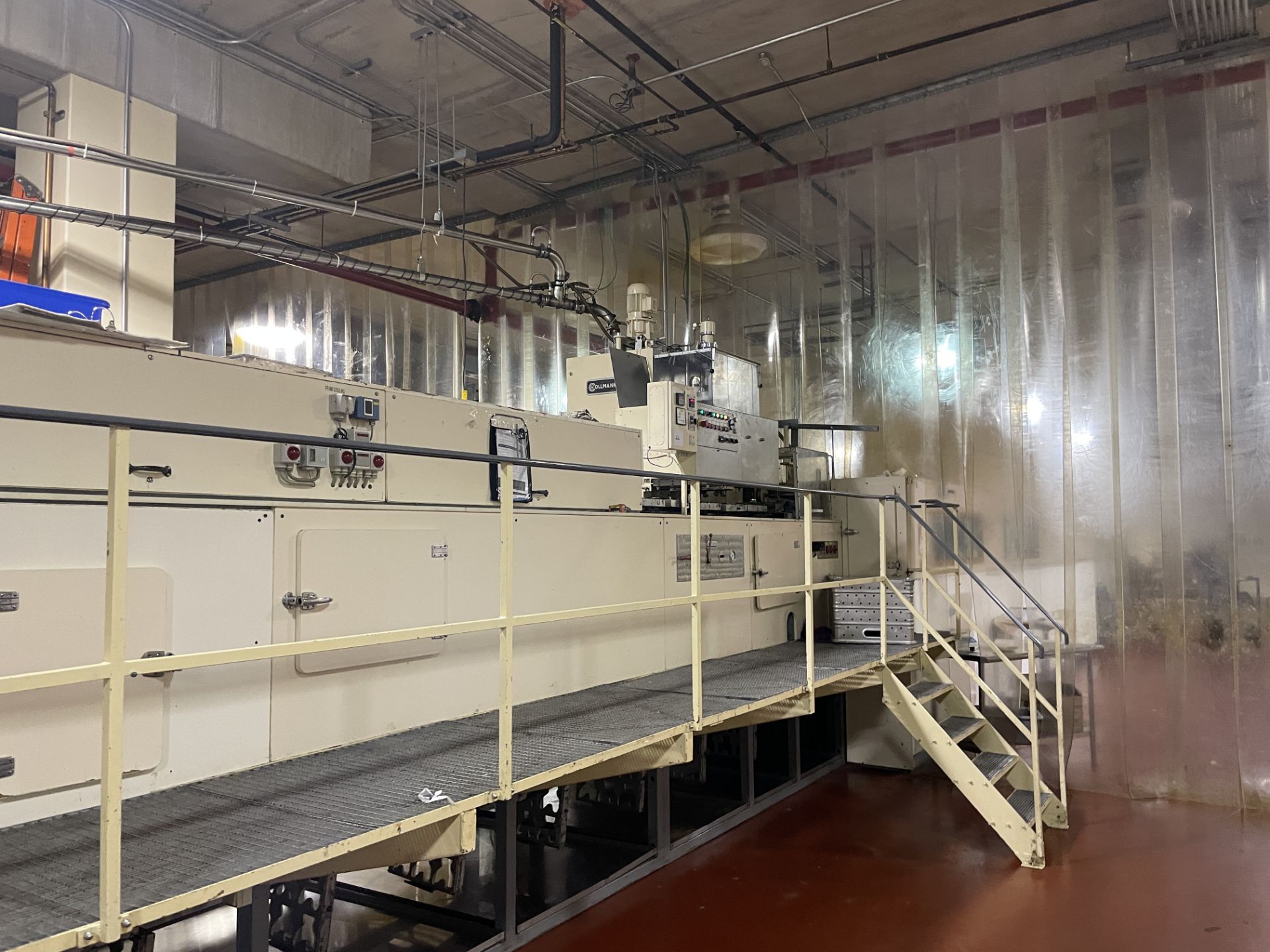 Collmann Hydo-12 Hollow Molding Line with hand fed pre-formed foil molds, mold heater, Two - Image 4 of 24