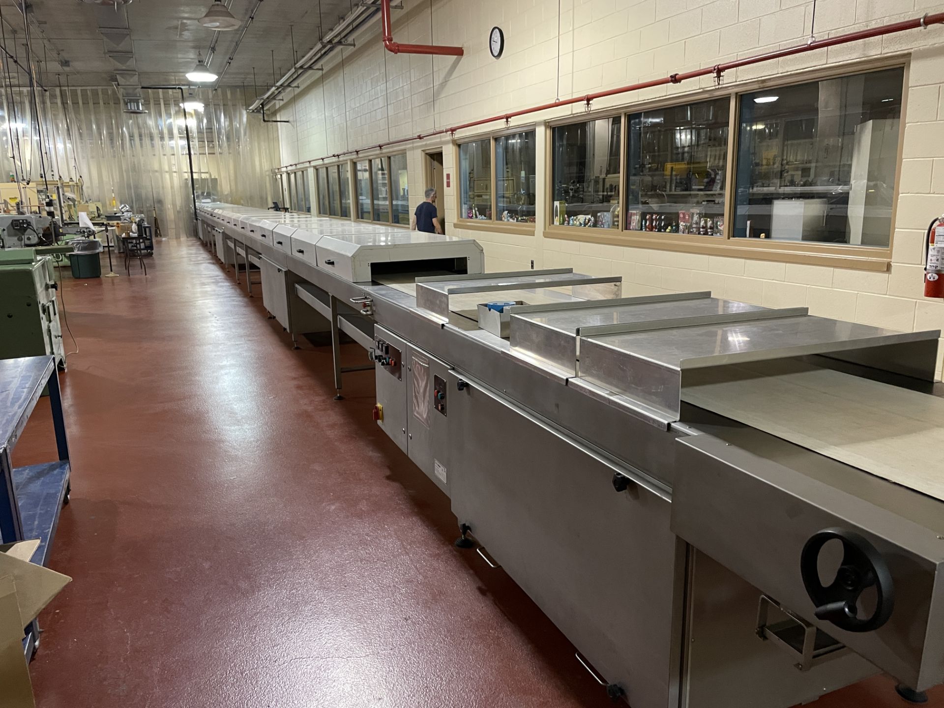 Prefamac 24" Enrobing Line with 6-ft long wire mesh belt infeed conveyor, Sollich BEM 620 mm pre- - Image 40 of 43