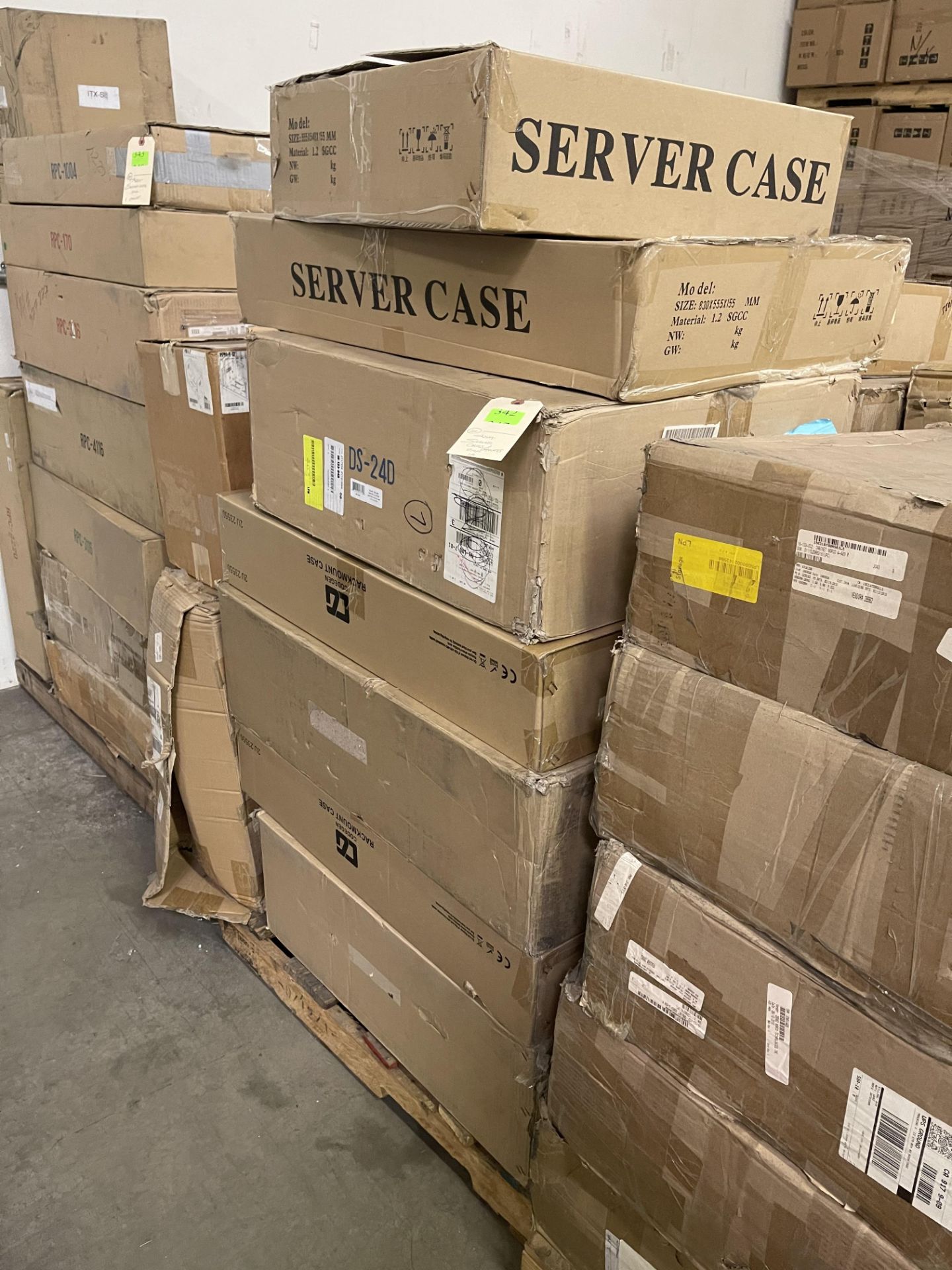 ASST SERVER CASES AND CABINETS RMA 1 SKID