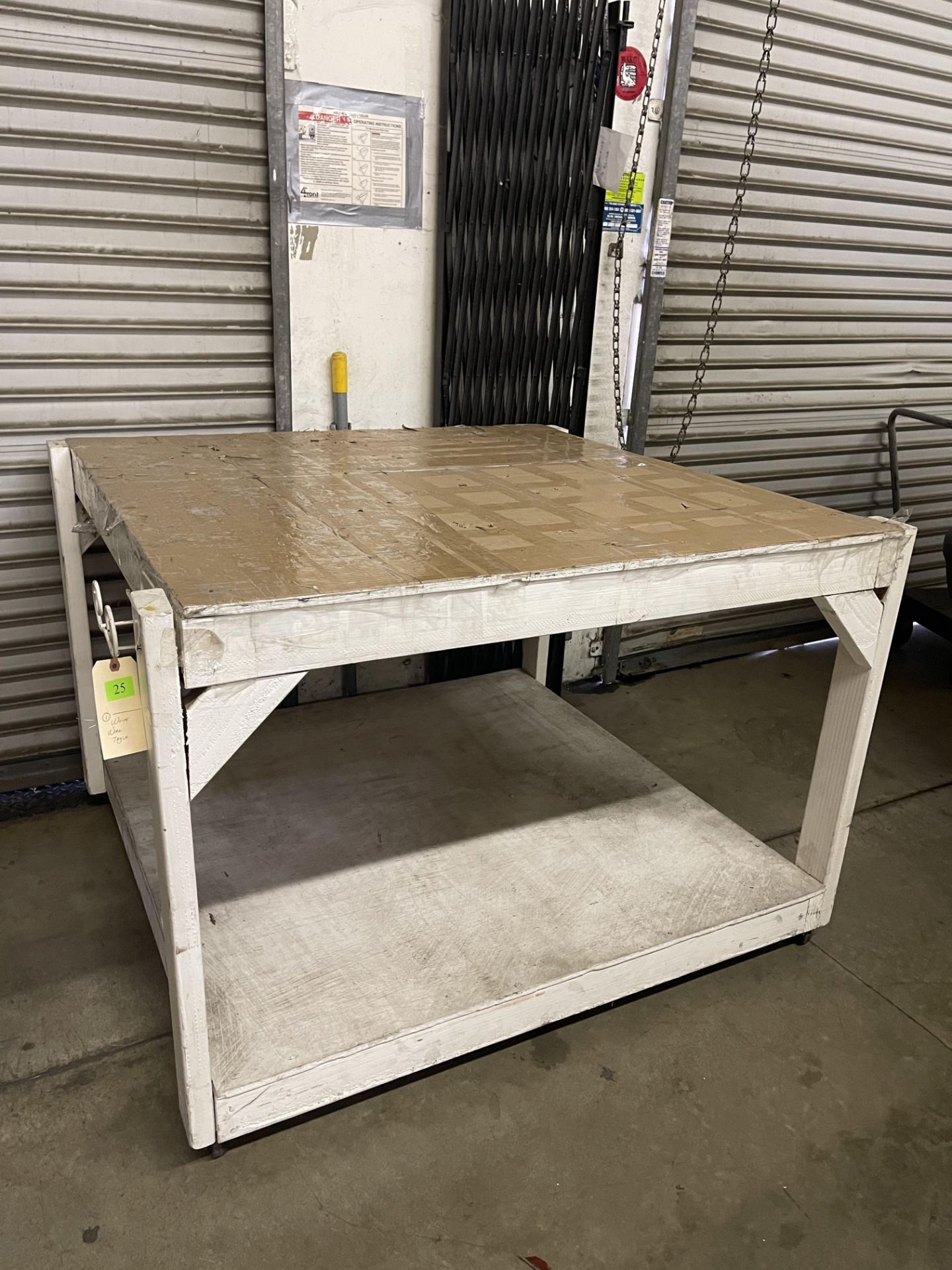 WHITE WORK TABLE