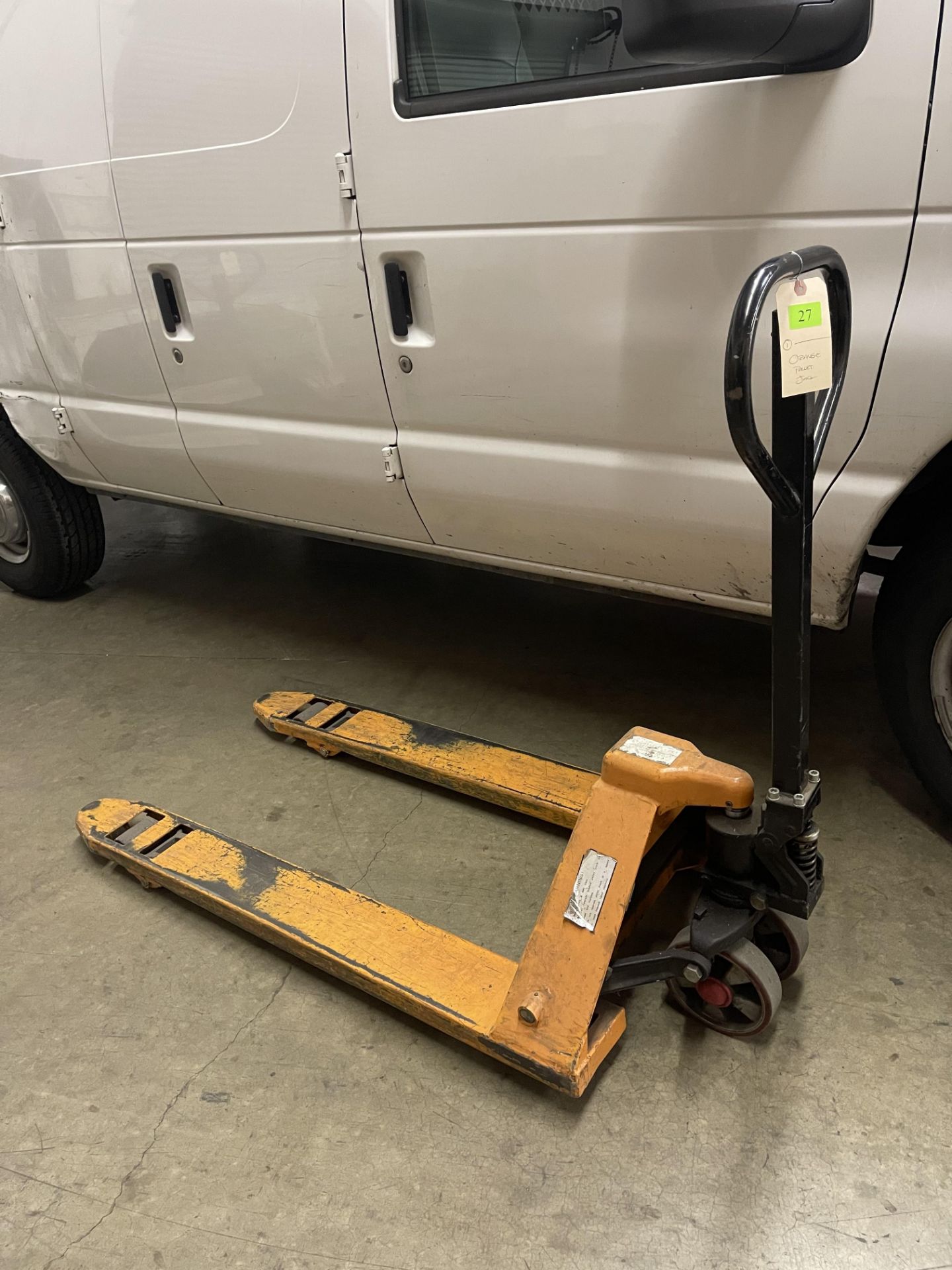 ORANGE PALLET JACK