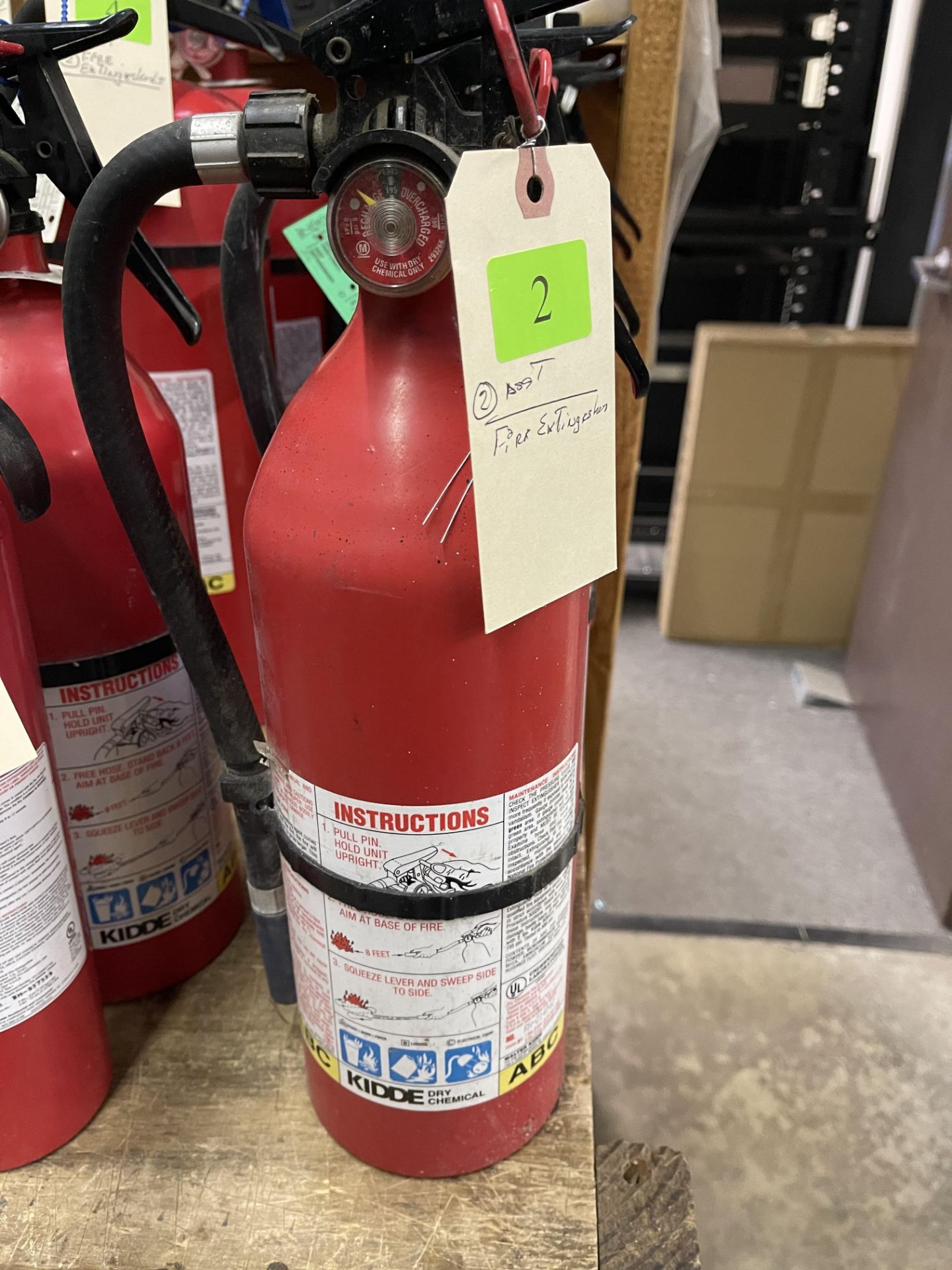 ASST FIRE EXTINGUISHERS