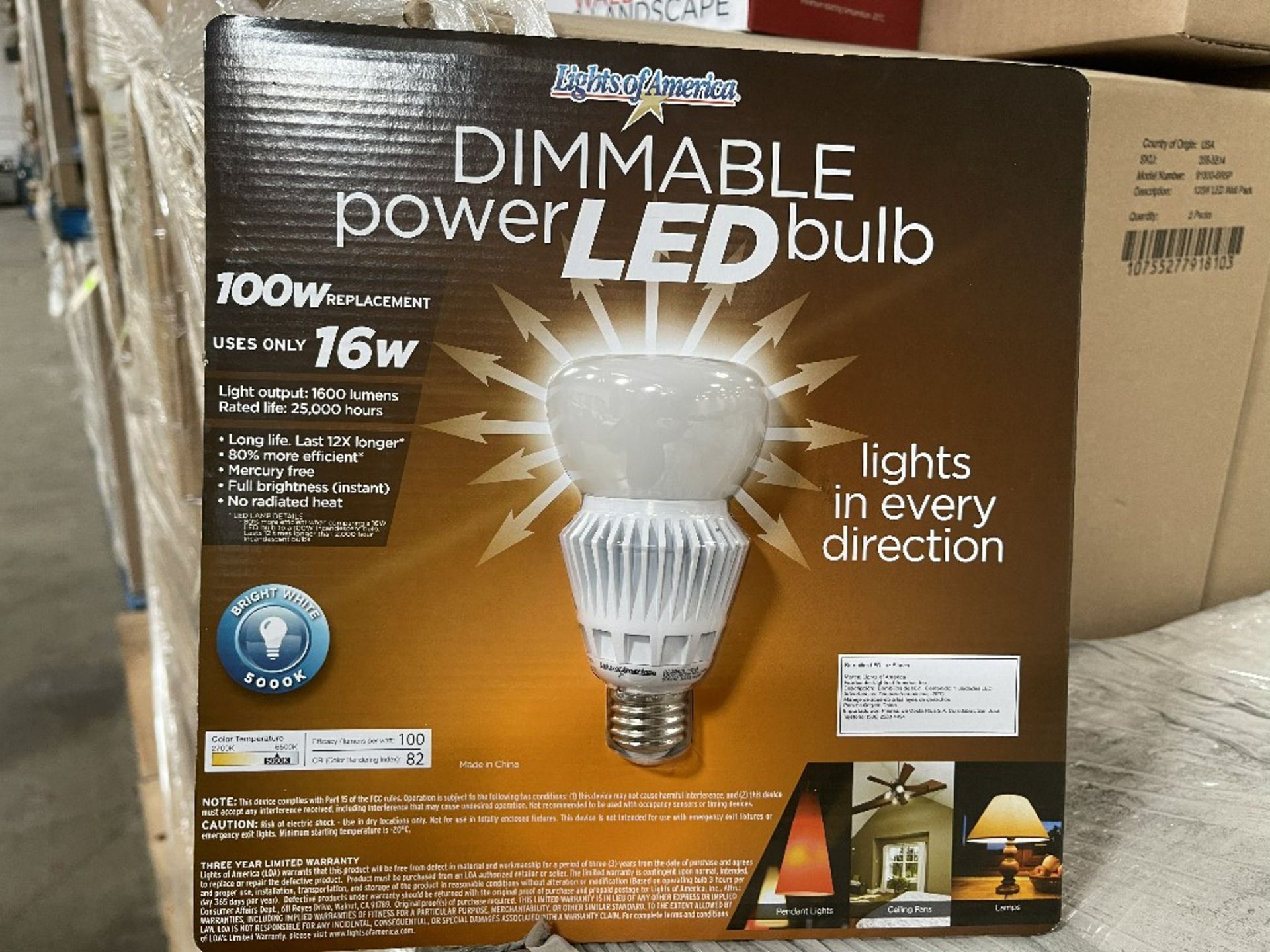 DIMMABLE POWER LED BULB 16W - 1 PALLET - Image 2 of 2