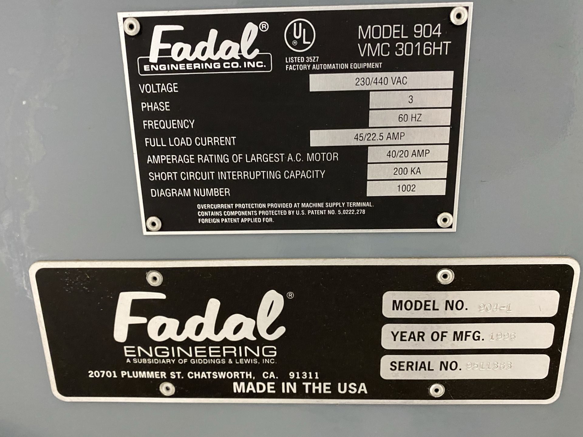 Fadal VMC 3016 Vertical Machining Center, Spindle Recently Replaced! - Image 8 of 8