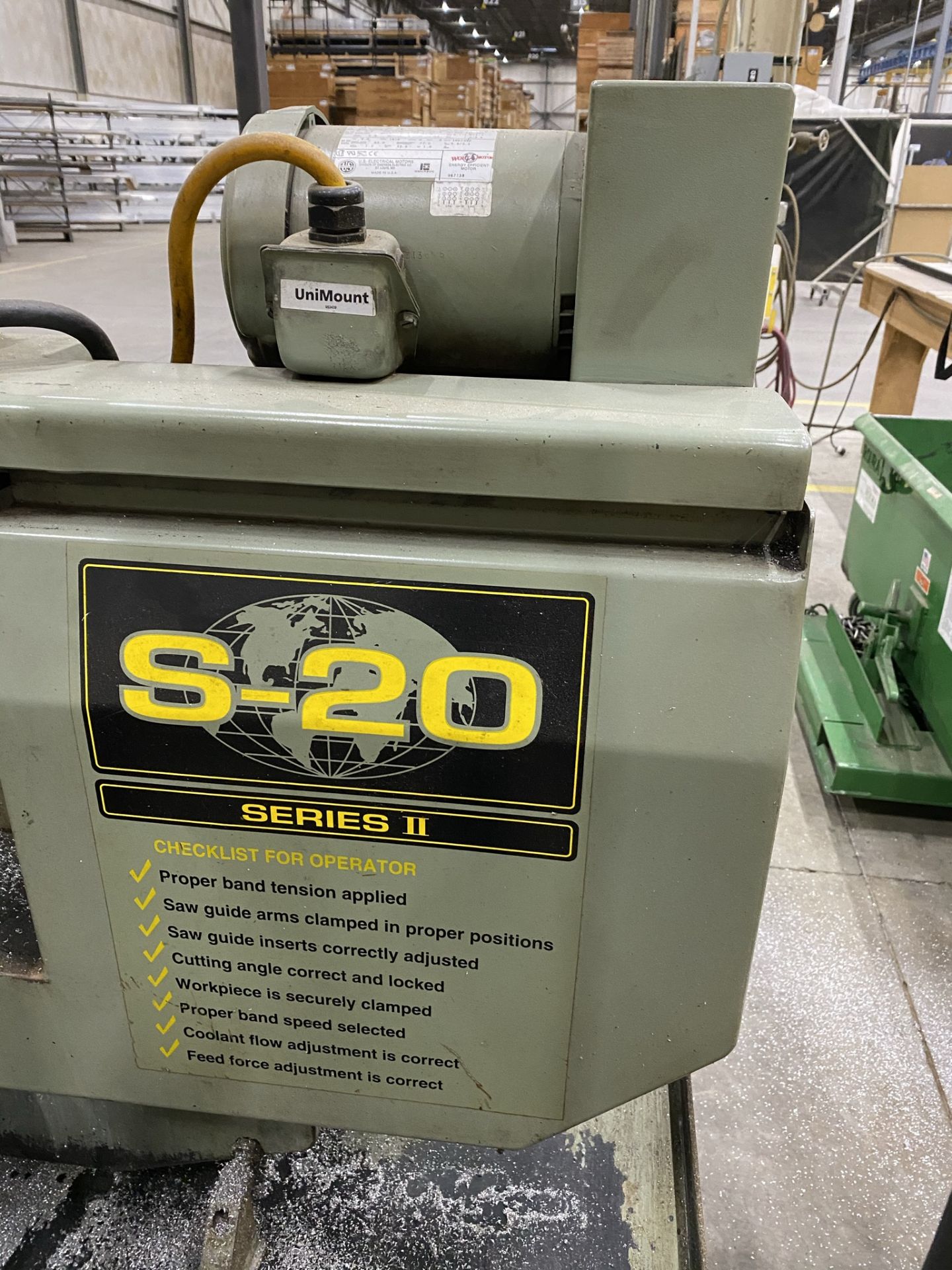 Hyd-Mech S-20 Mitering Head Horizontal Bandsaw - Image 3 of 7