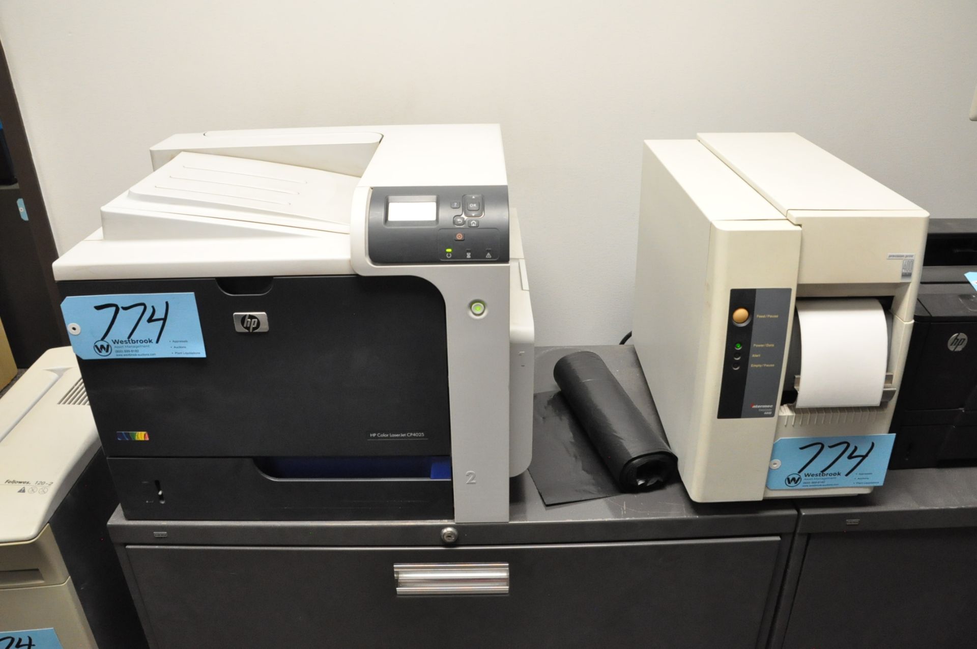 Lot-Hewlett Packard Color Laserjet CP4025 Printer, Precision Print 400 Label Printer, etc. - Image 3 of 4