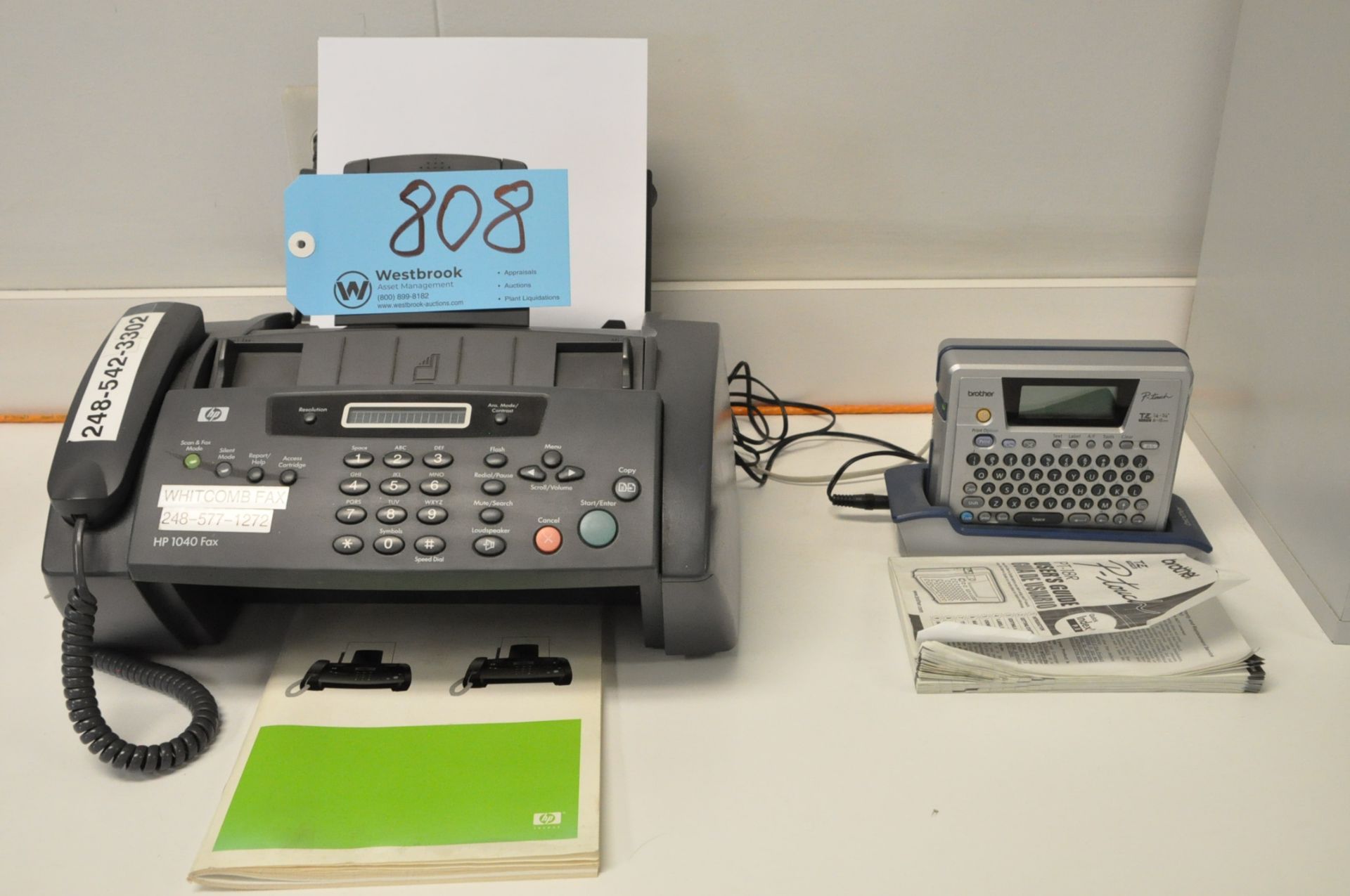 Lot-(1) Fellowes Jupiter 2 125 Office Laminator, (1) HP 1040 Fax Machine - Image 2 of 4