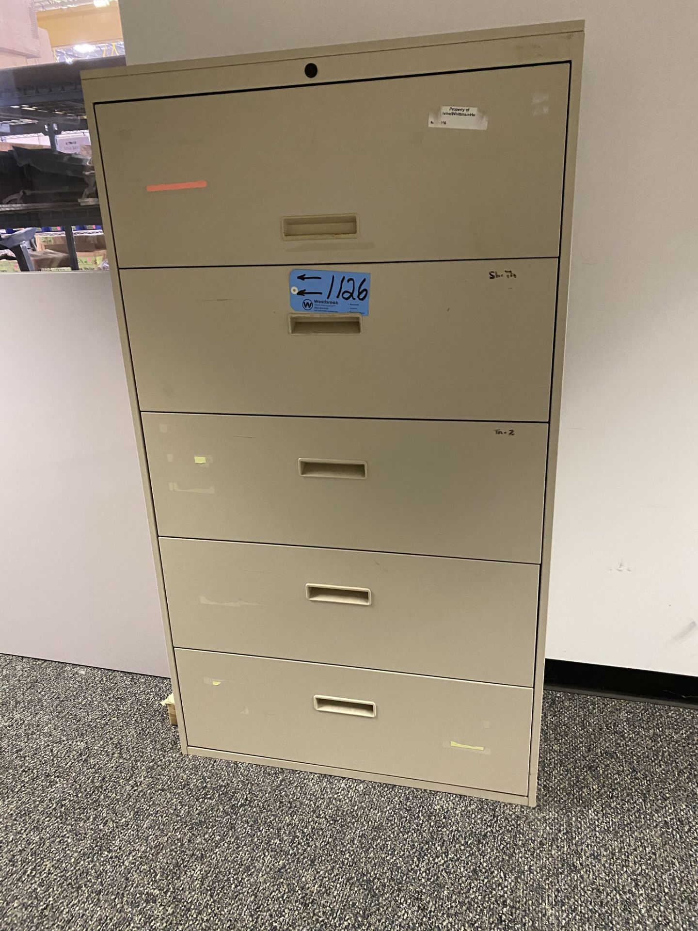 Lot-Dis-Assembled Conference Table, Sony TV, Work Bench and Lateral File Cabinet - Image 2 of 4