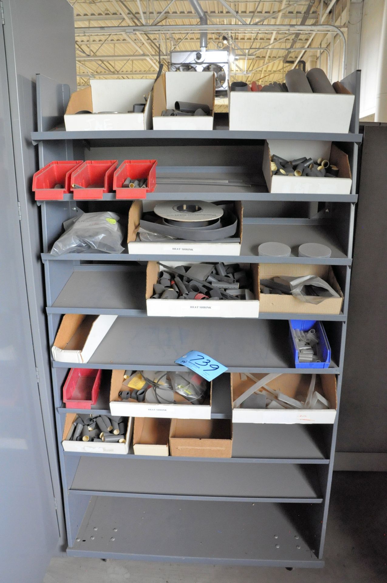Lot-(4) Cabinets and (1) Shelving Unit with Various Electrical Components Contents - Image 7 of 7