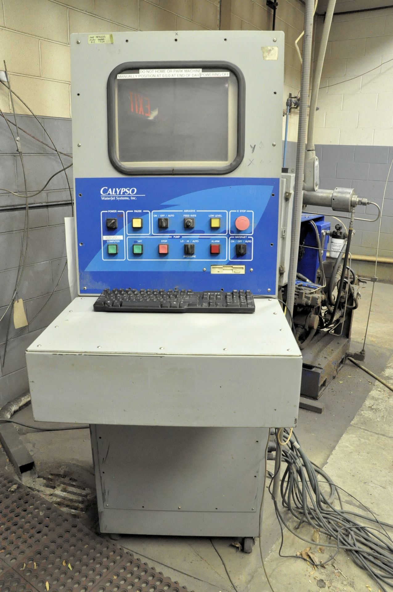 Calypso Waterjet System, S/n 489236-1 (2000), 60" x 120" Cutting Table - Image 2 of 8