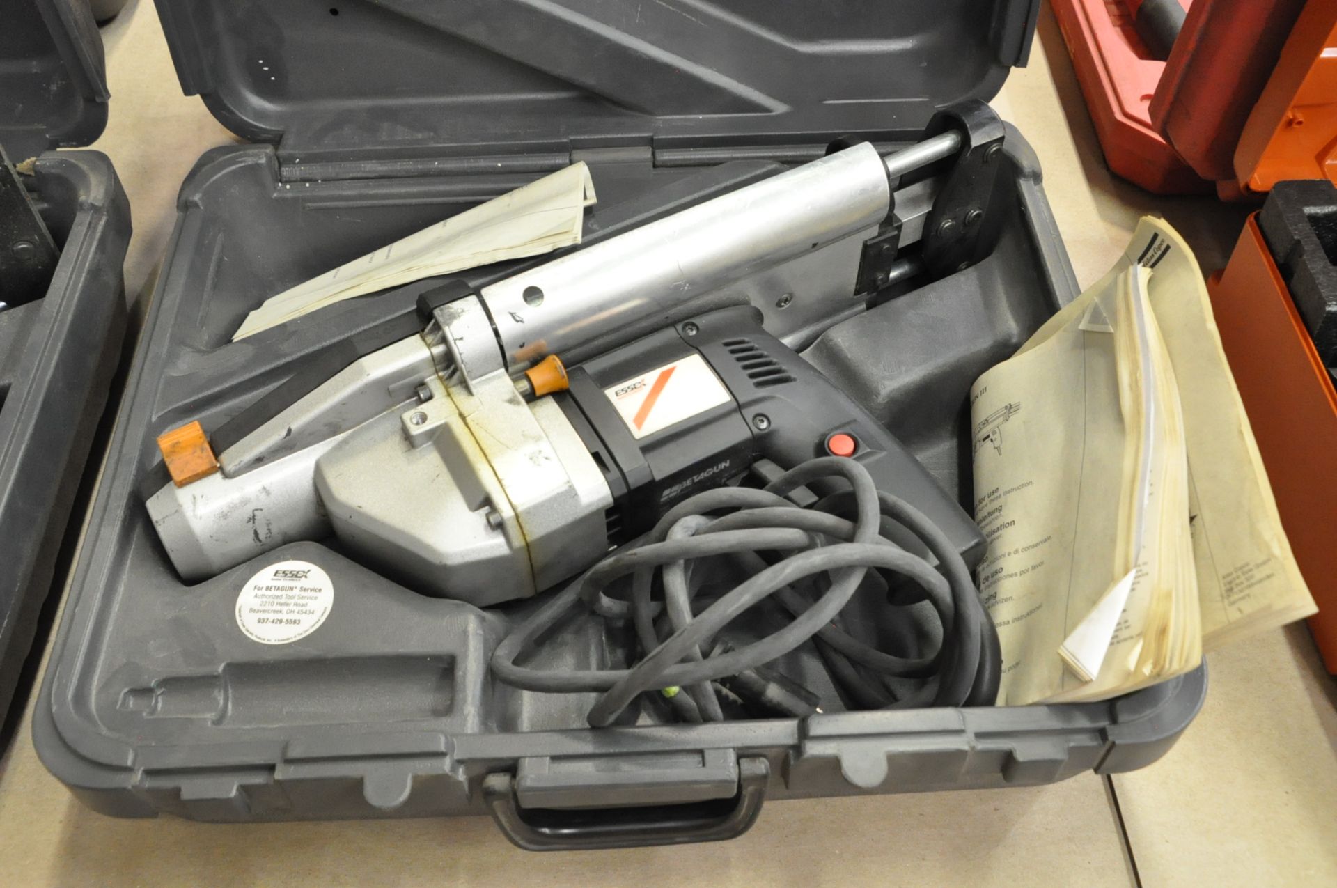 Essex Betagun Electric Adhesive Applicator Gun with Case, (Bldg 1)