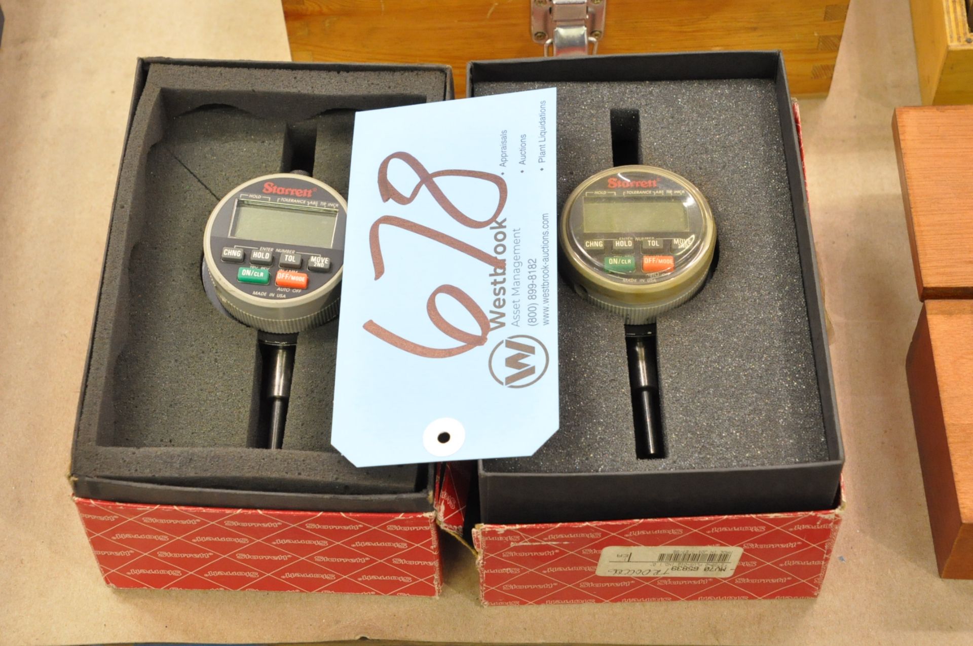 Lot-(2) Starrett Digital Force Indicator Gauges, (Bldg 1)