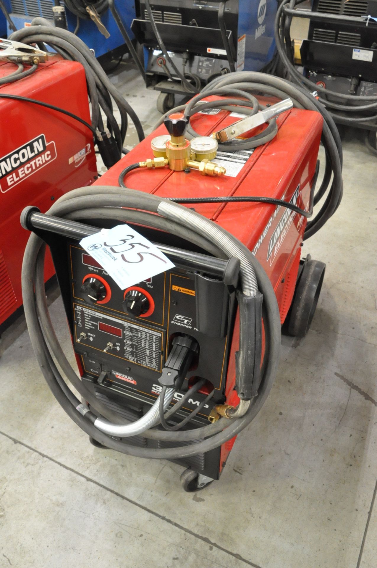 Lincoln 350 MP, 350-Amps Mig Welding Power Source, with Leads, Portable