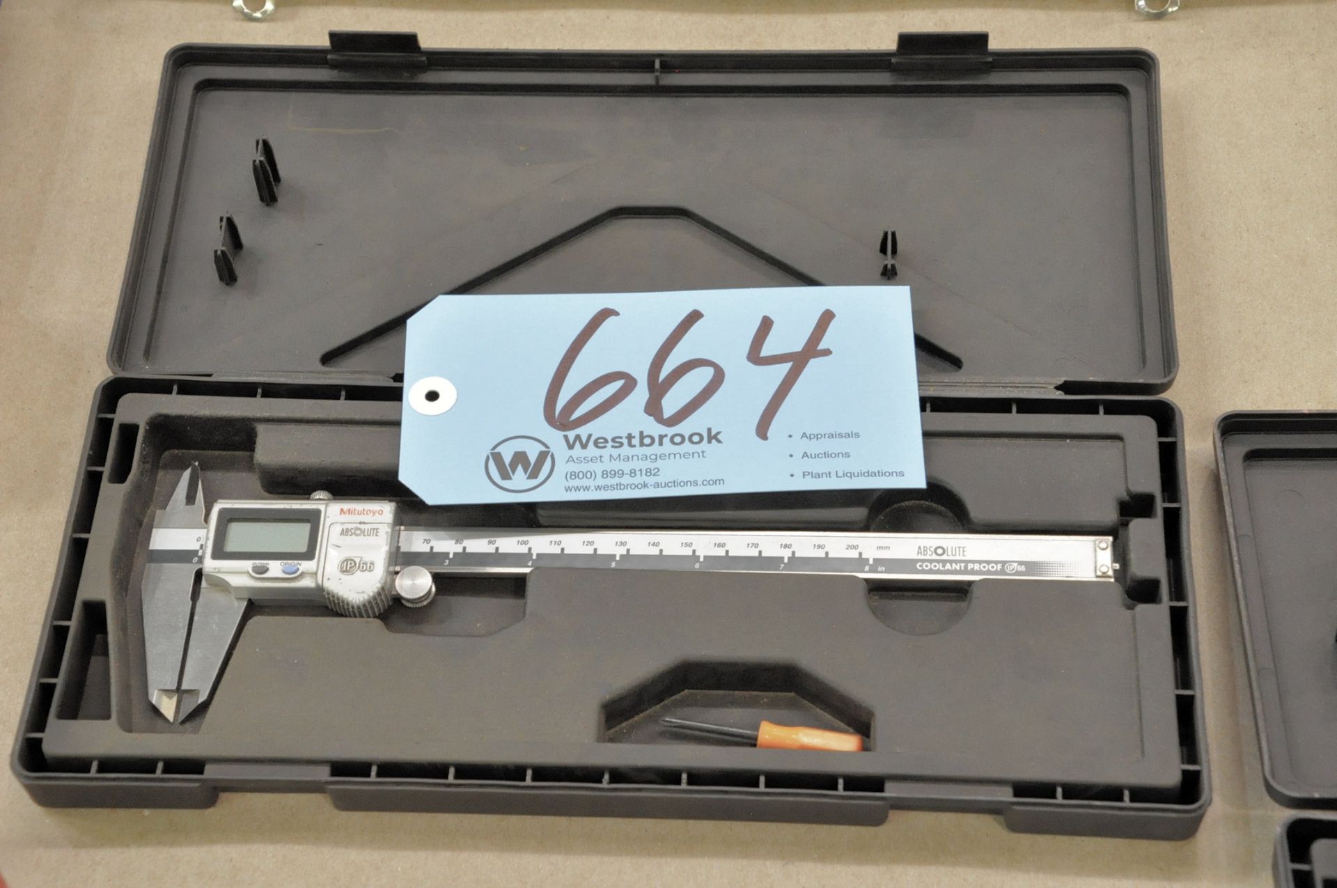 Mitutoyo IP66 Absolute Coolant Proof 8" Digital Caliper with Case