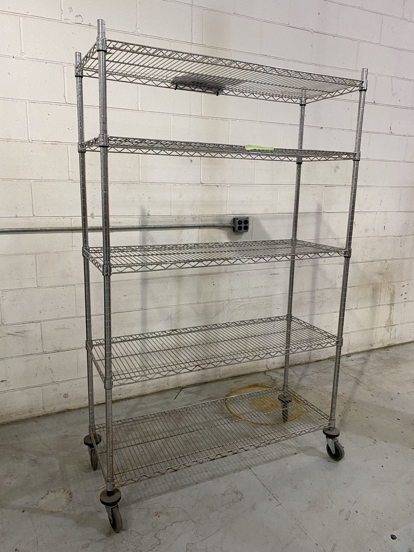 Lots-(10) Sections 48"W x 77"H x 18"D Wire Shelving