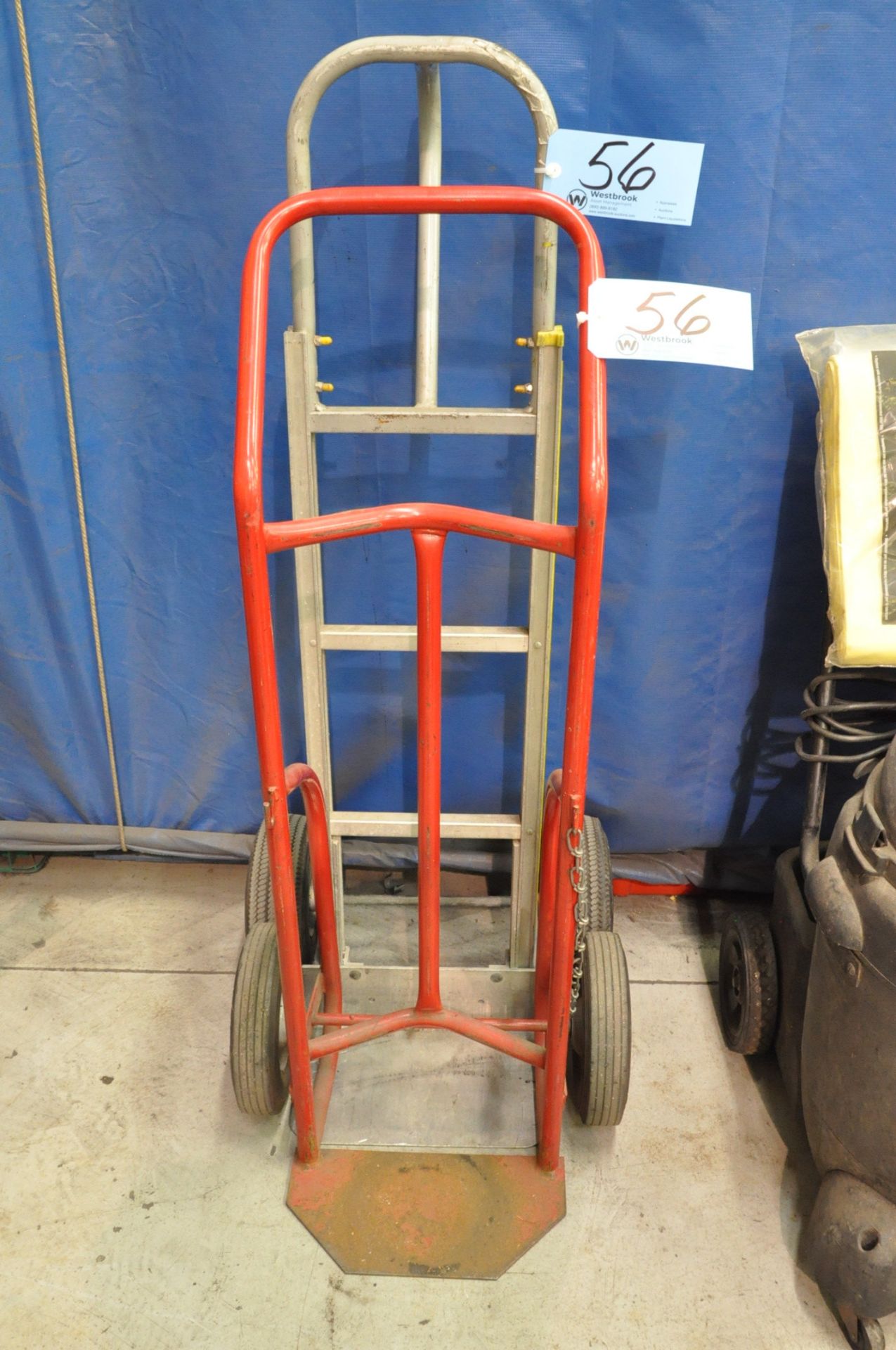 Lot-(3) Various 2-Wheel Hand Carts, (Bldg 1)