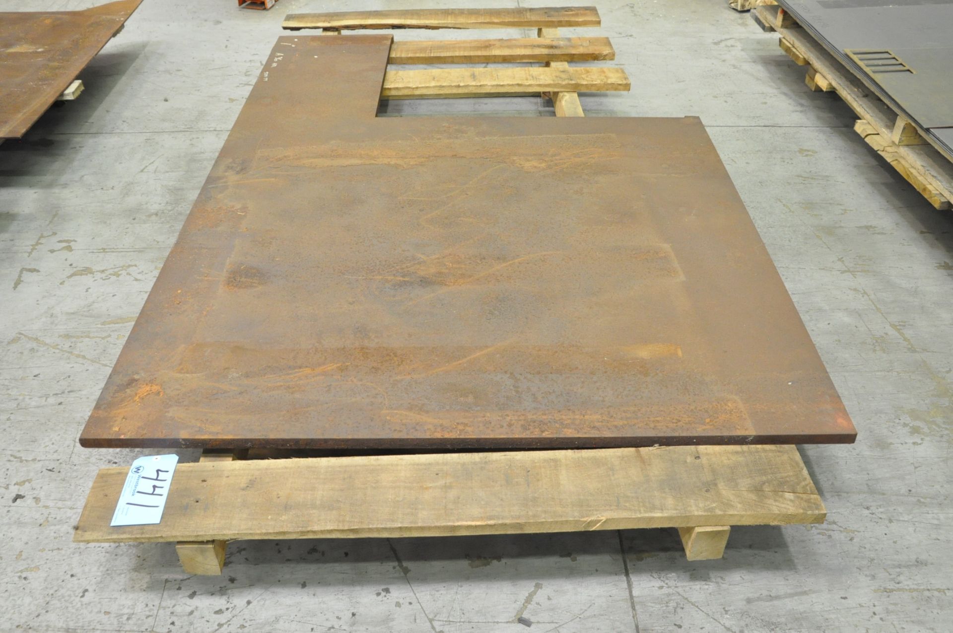 Lot-Steel Sheets: (1) 48 1/2" x 96" x 3/16", (3) Various Cuts .250" - Image 5 of 8