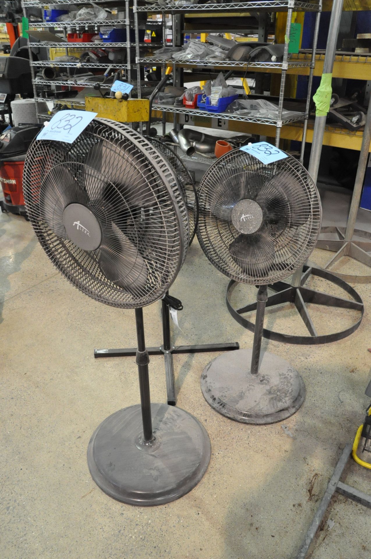 Lot-(2) Alera and (1) Polar Wind 16" Office Pedestal Room Fans