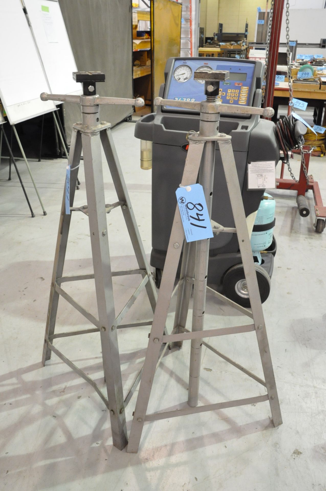 Lot-(2) Screw Type Tripod Under Vehicle Stabilizer Stands, (Bldg 2)