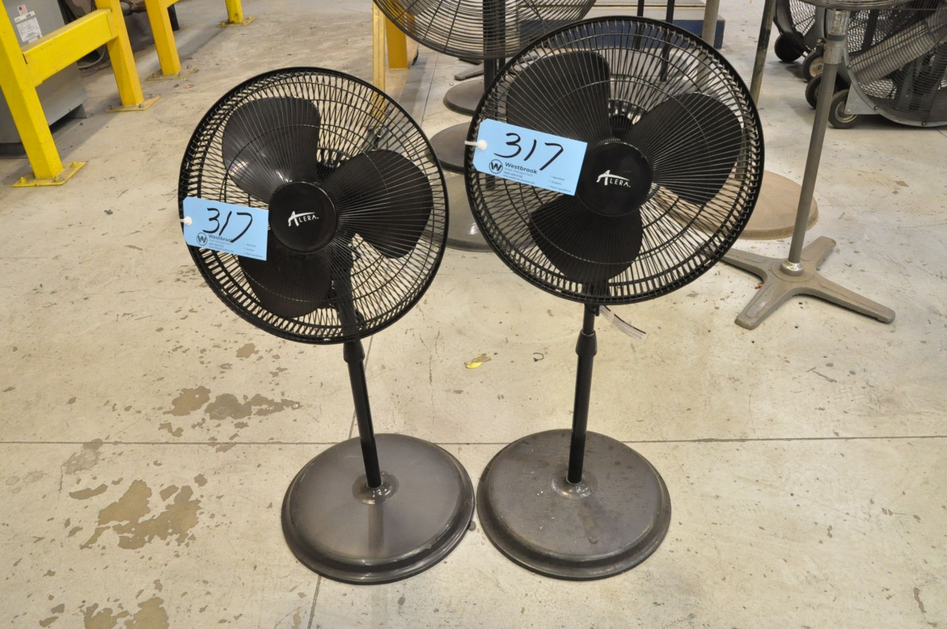 Lot-(2) Alera Office Pedestal Type Fans, (Bldg 1)