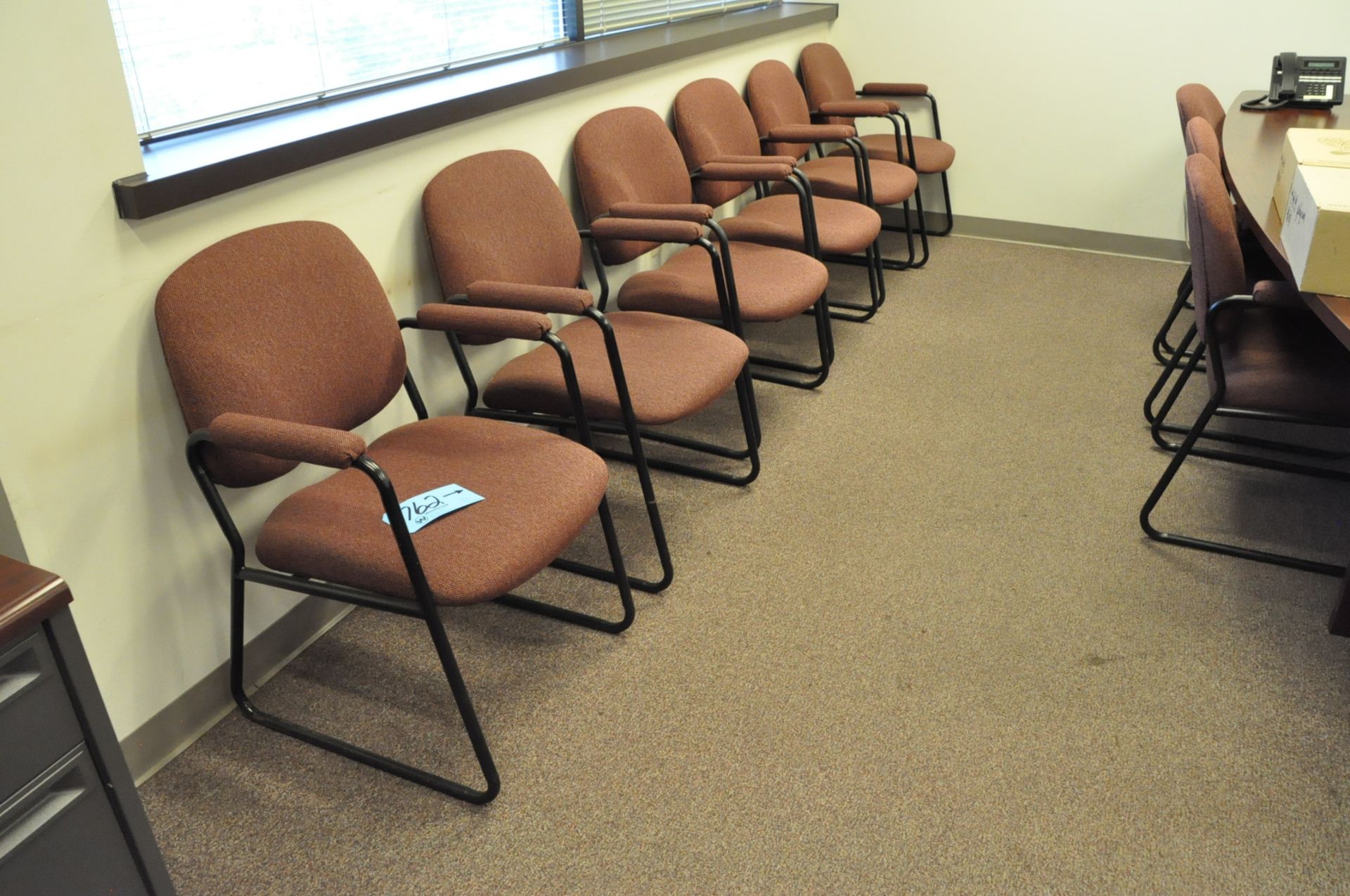 Lot-(19) Straight Arm Office Chairs, (Upstairs Mezzanine), (Bldg 1)