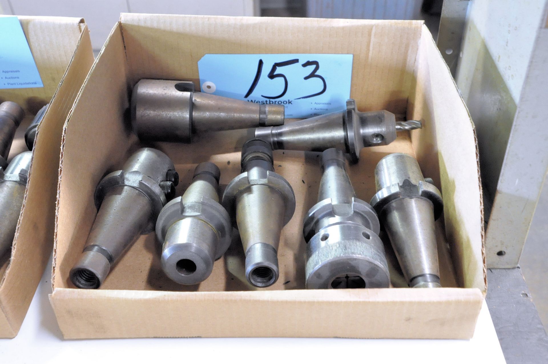 Lot-(7) Various #40 NMTB Tool Holders in (1) Box