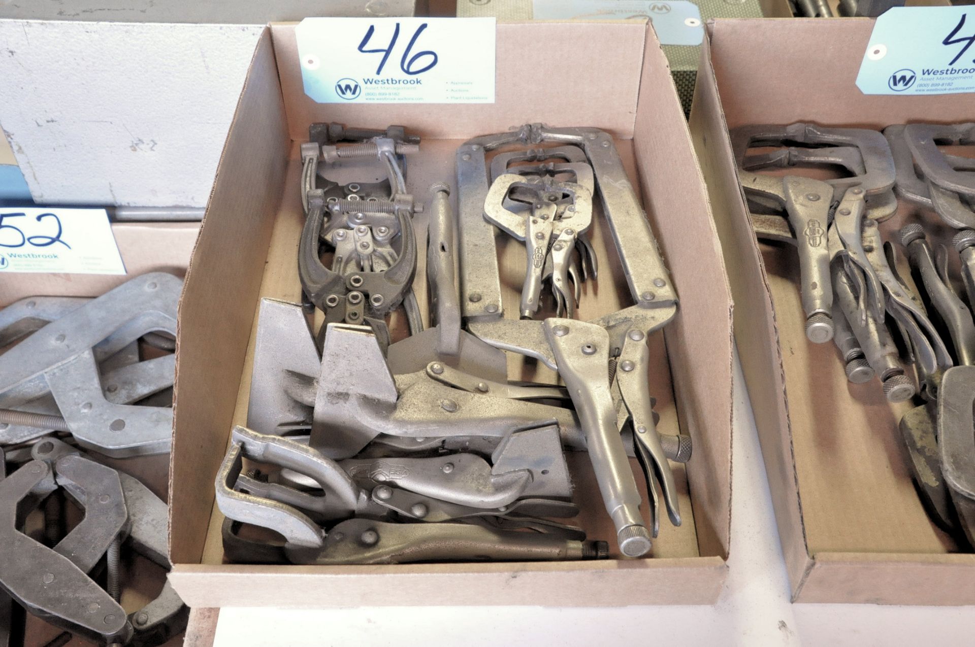 Lot-Various Vise Grip Clamps in (1) Box