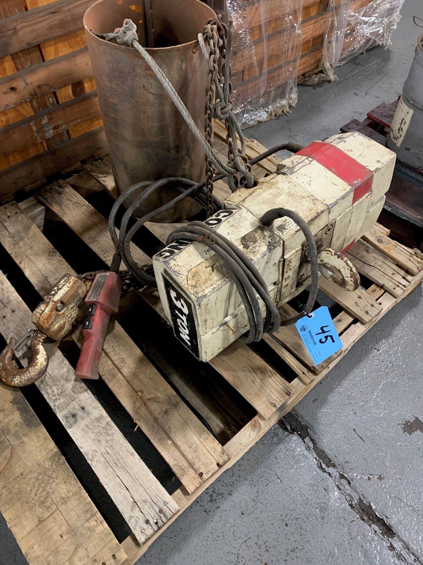 3 Ton Coffing (110 Volt) Powered Chain Hoist