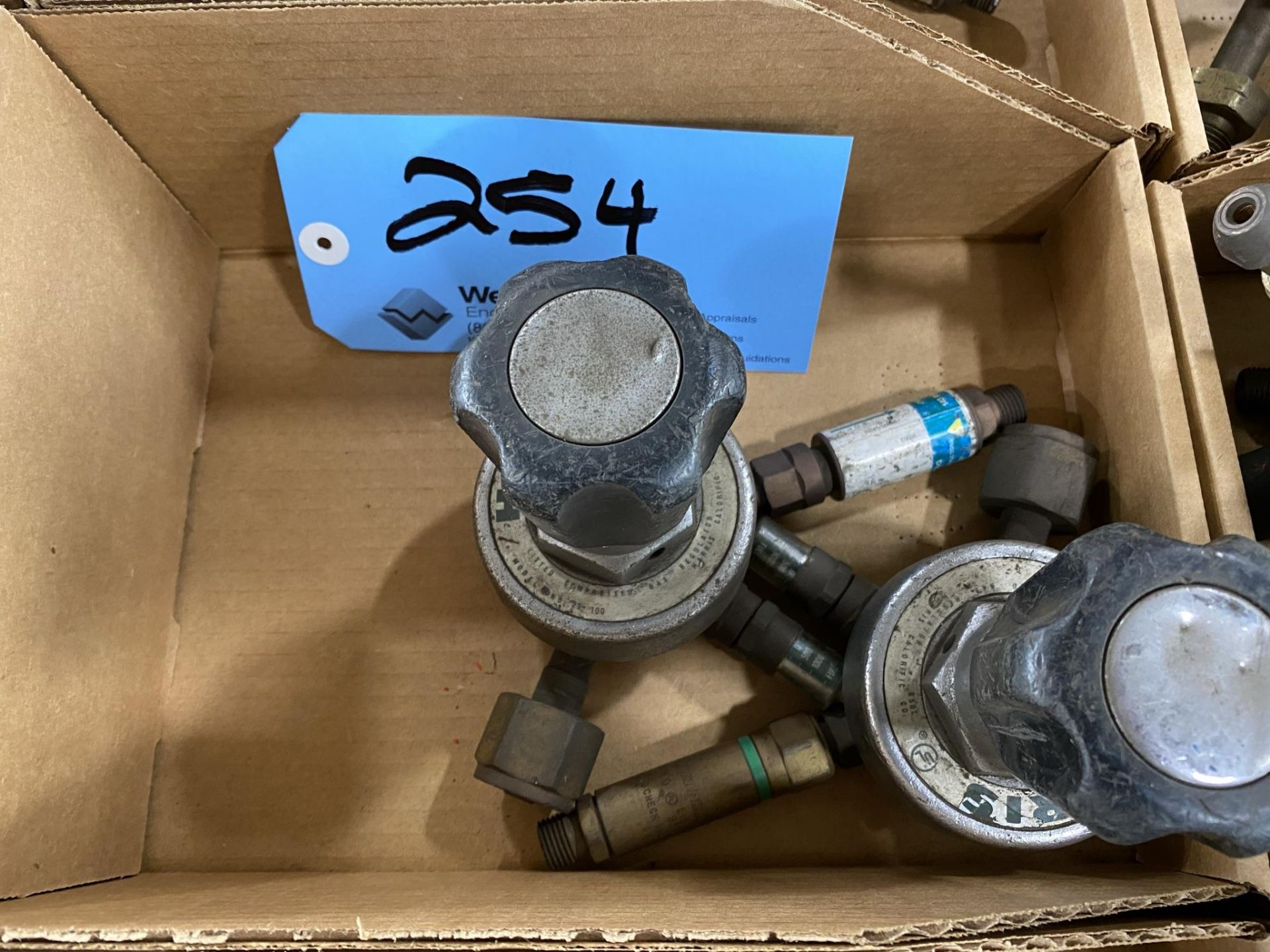 Lot of (2)- Harris Compressed Gas Regulators