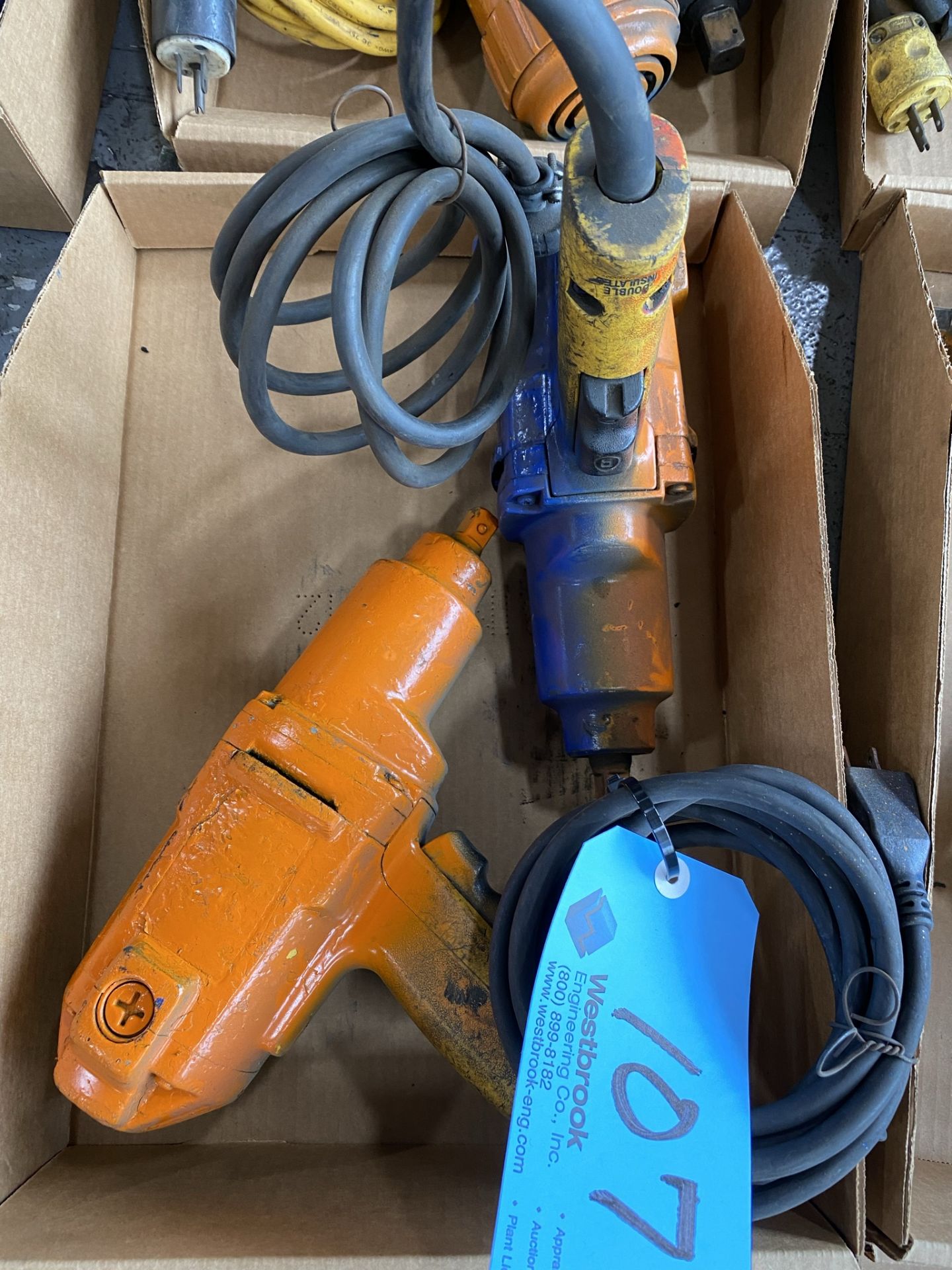 Lot of (2) Impact Guns - 1/2" Drive (110 Volt)