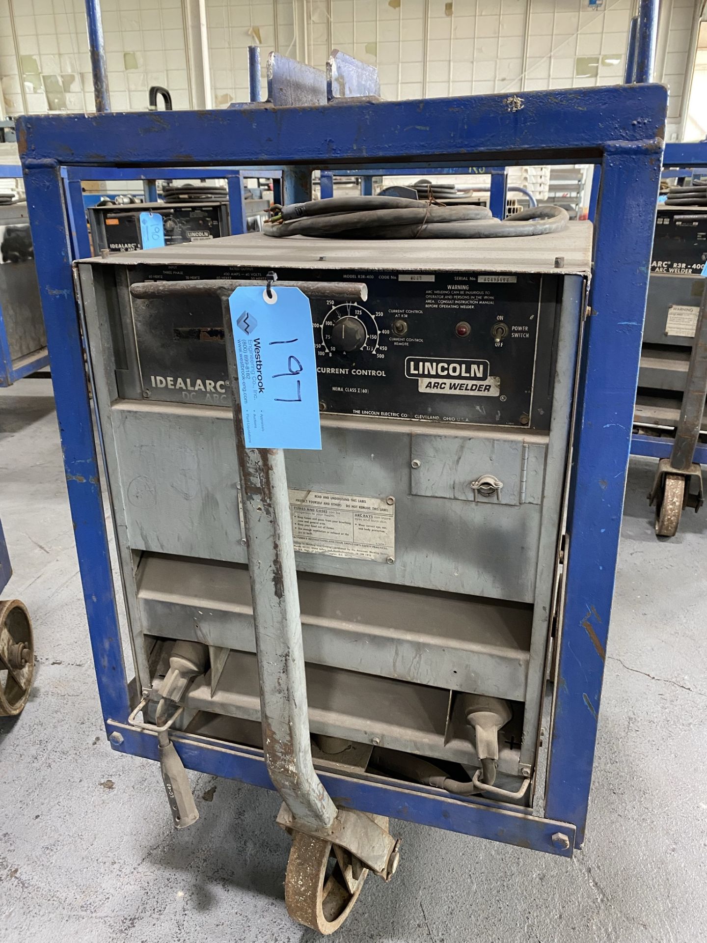 Lincoln Idealarc R3R-400 Welder (220/440 Volt, 3-Phase)