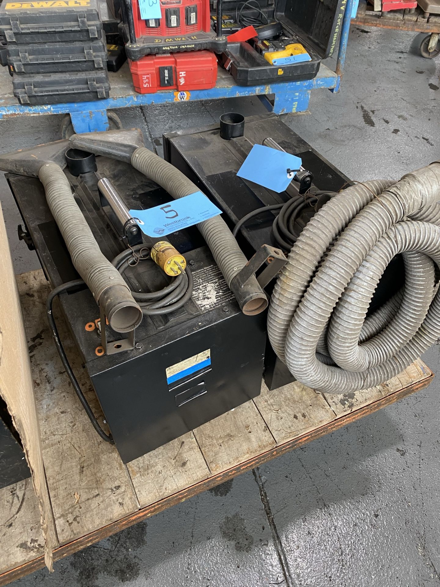 Lot of (2) ACE Industrial Product 73-200 Fume Extractors (110 Volt)