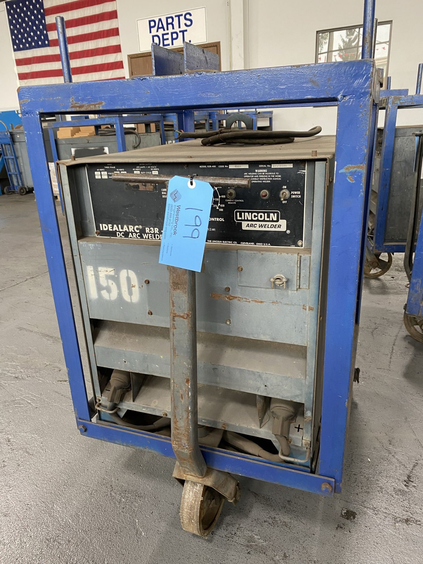 Lincoln Idealarc R3R-400 Welder (220/440 Volt, 3-Phase)