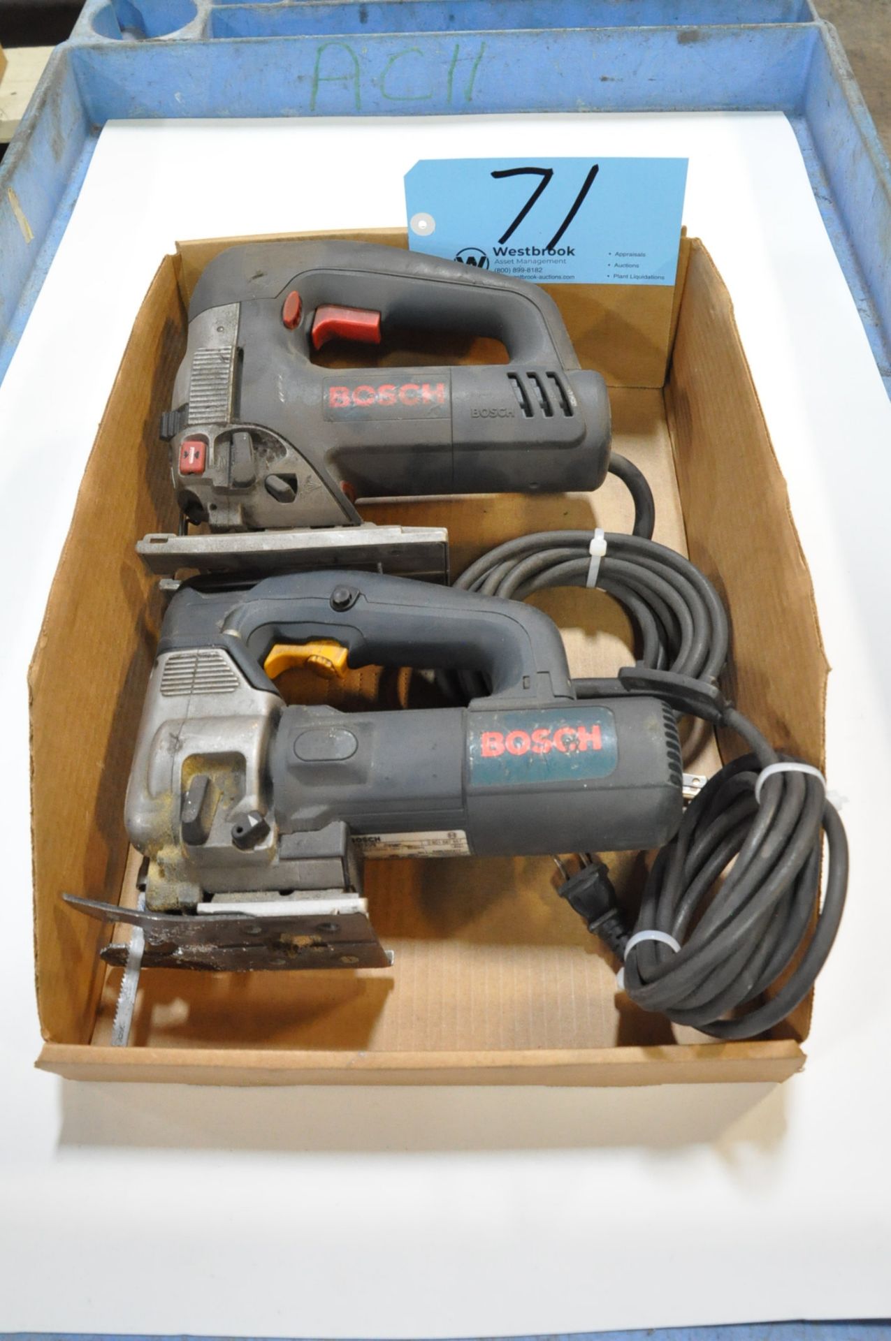 Lot-(2) Bosch Jig Saws in (1) Box