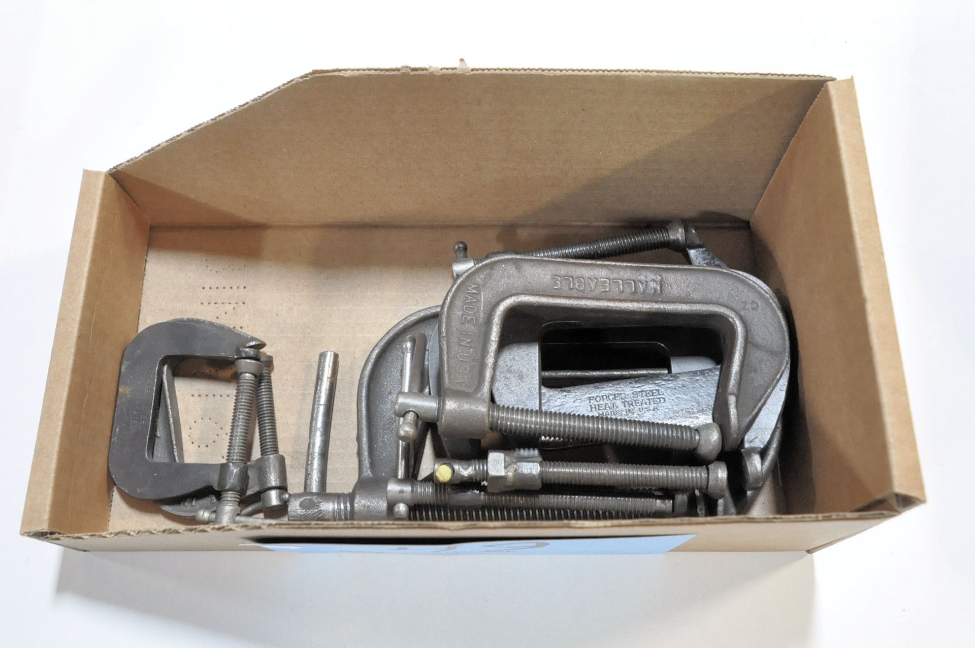 Lot-Various C-Clamps in (1) Box