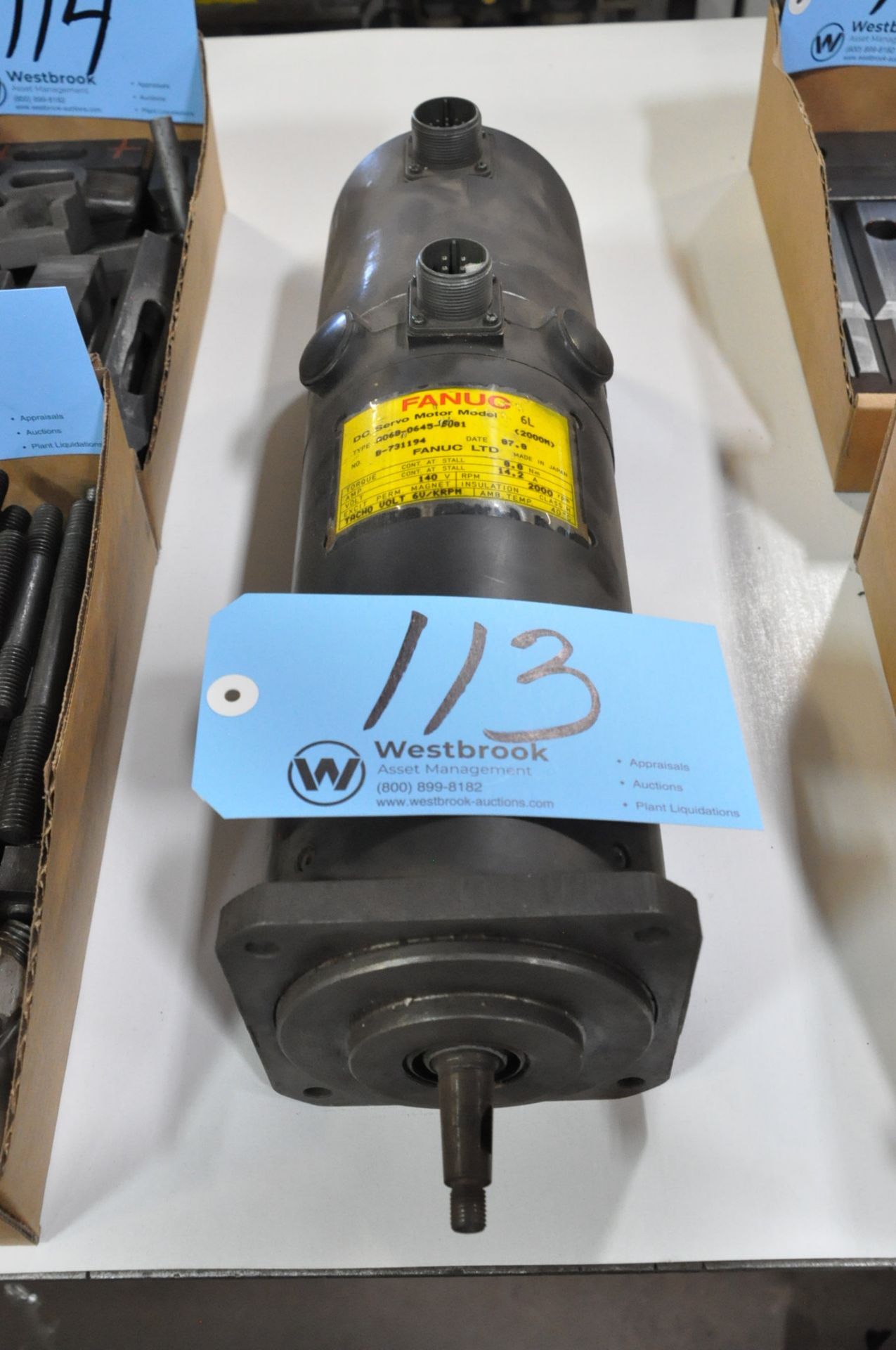 Fanuc Type R06B-0645-8081 Servo Motor Model 6L