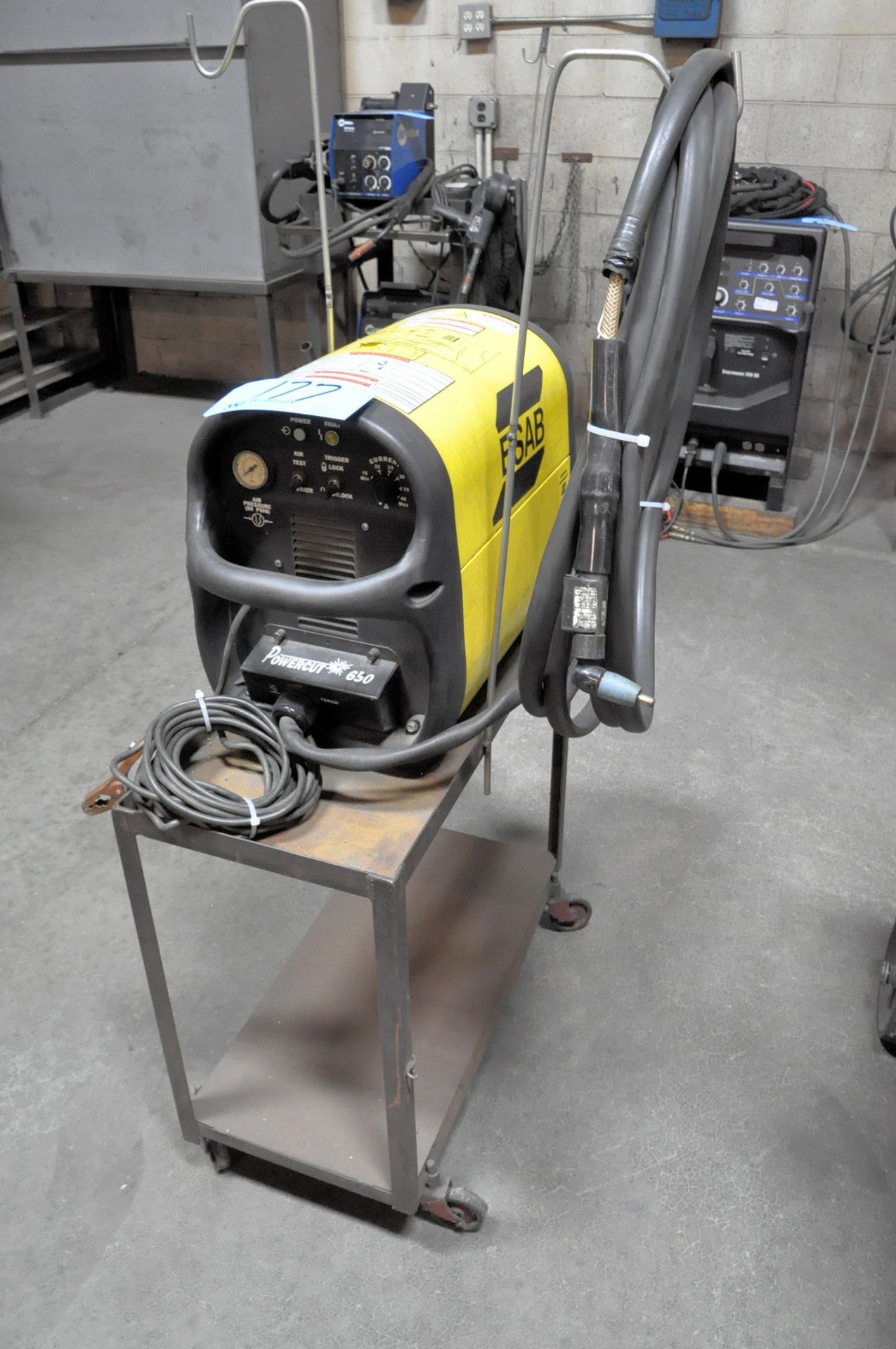 Esab Powercut 650, Portable Plasma Cutting System, with Leads and Cart