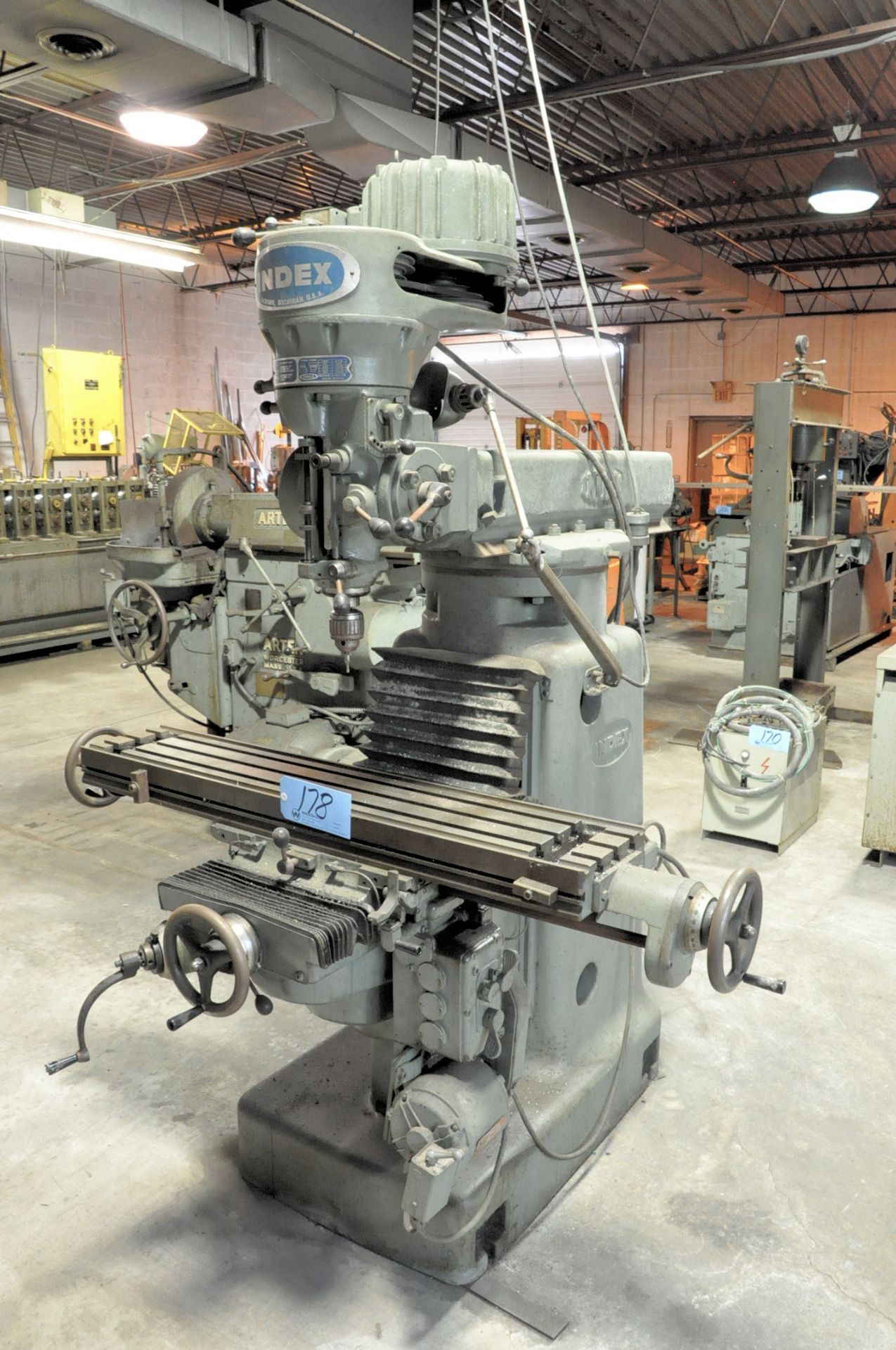 Index Model 845, 2-HP Variable Speed Vertical Milling Machine