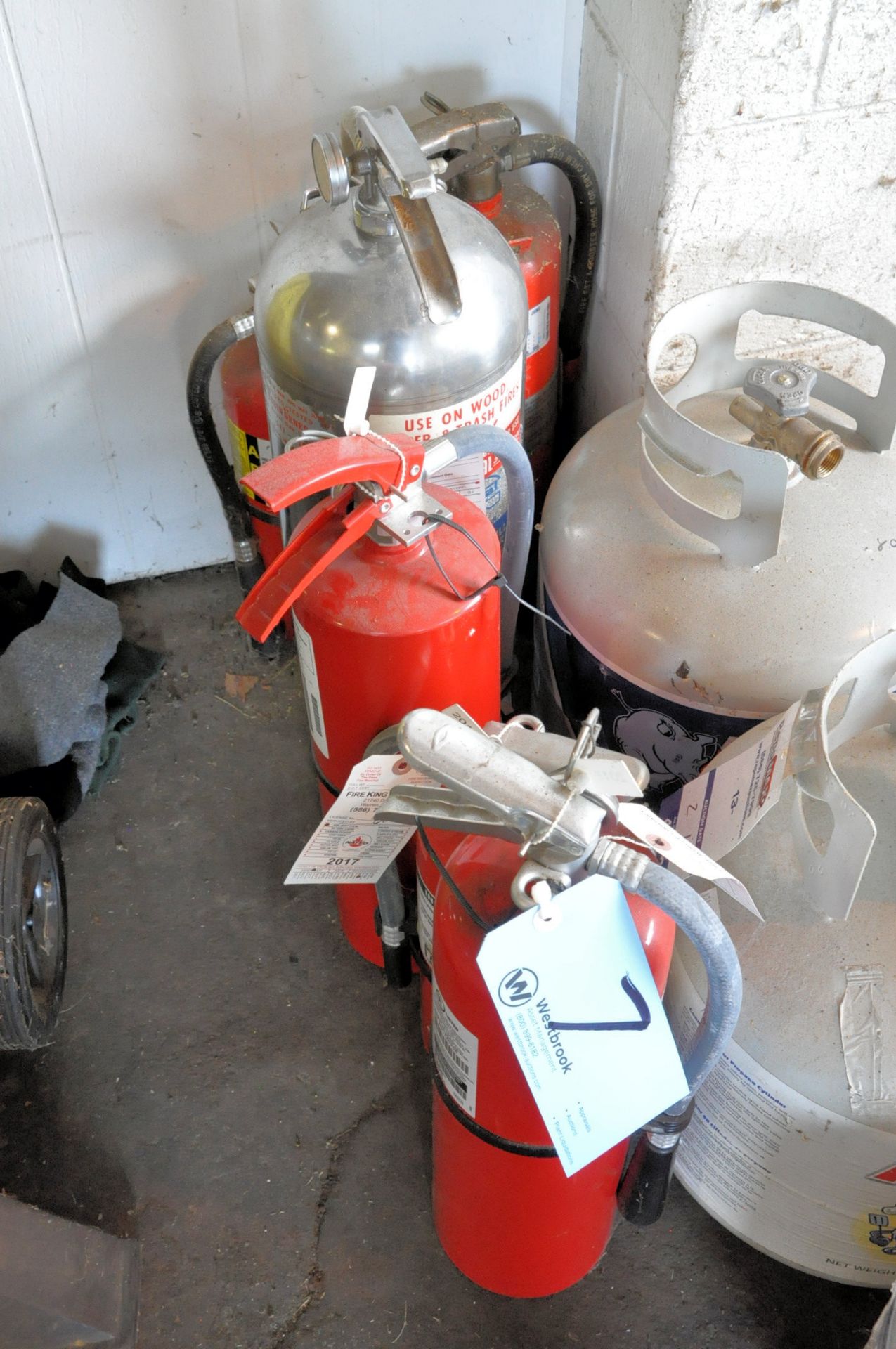 Lot-(6) Various Fire Extinguishers