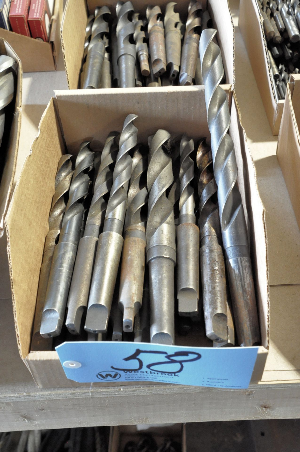 Lot-Taper Shank Drills in (1) Box