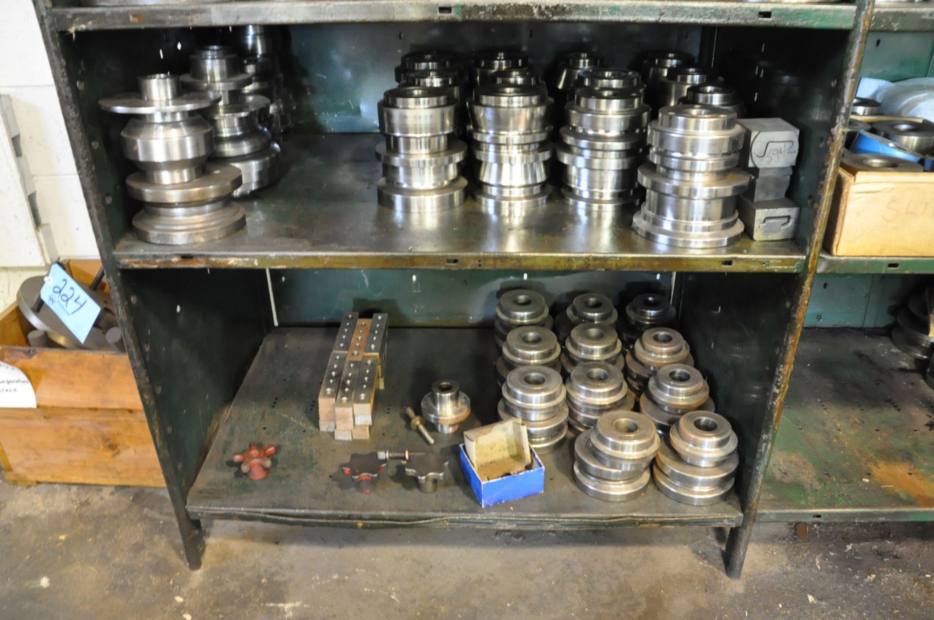 Lot-Steel Roll Form Tooling with (2) Sections Shelving and Tooling in (1) Box - Image 4 of 8