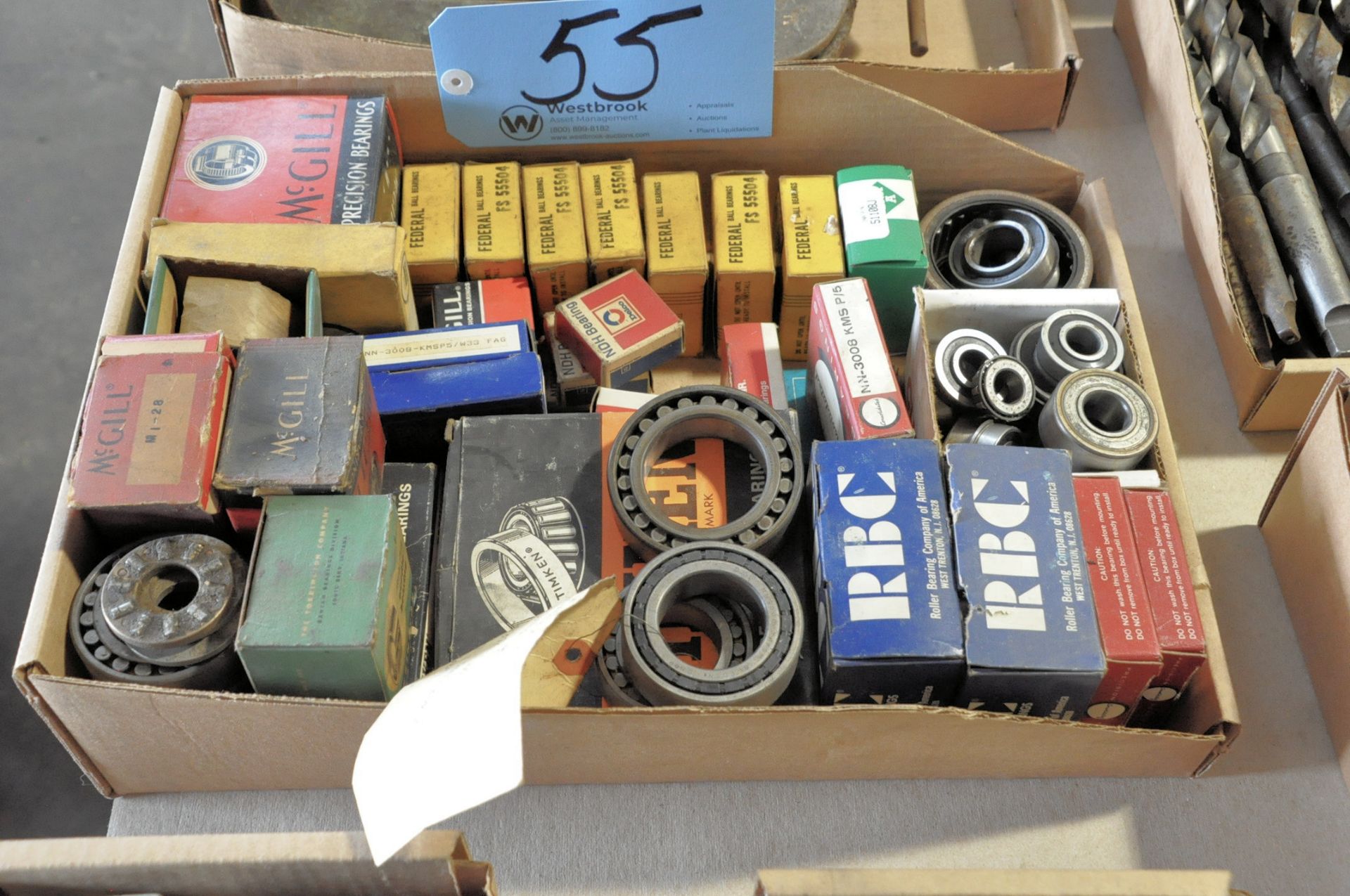 Lot-Various Bearings in (1) Box