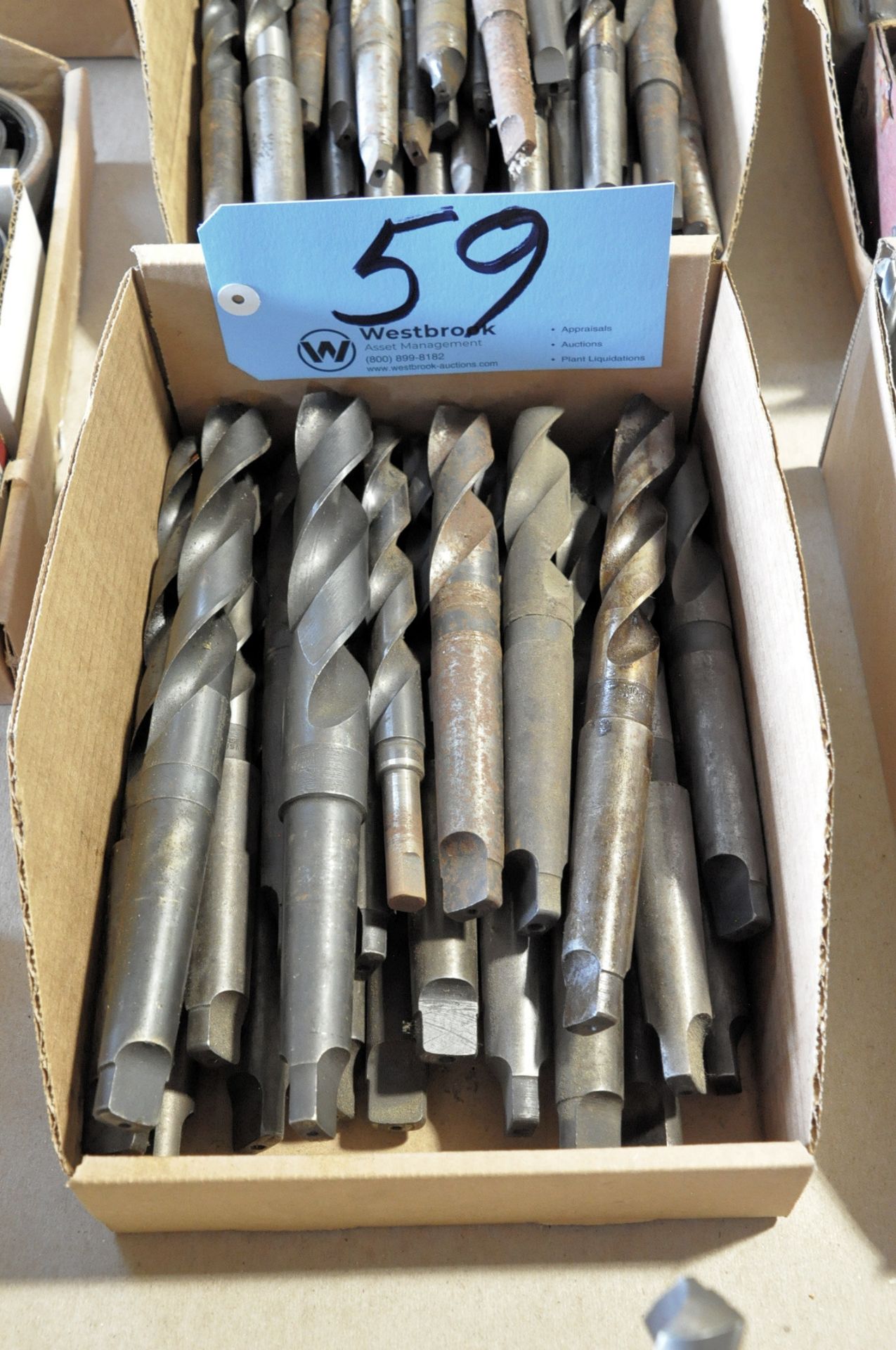 Lot-Taper Shank Drills in (1) Box