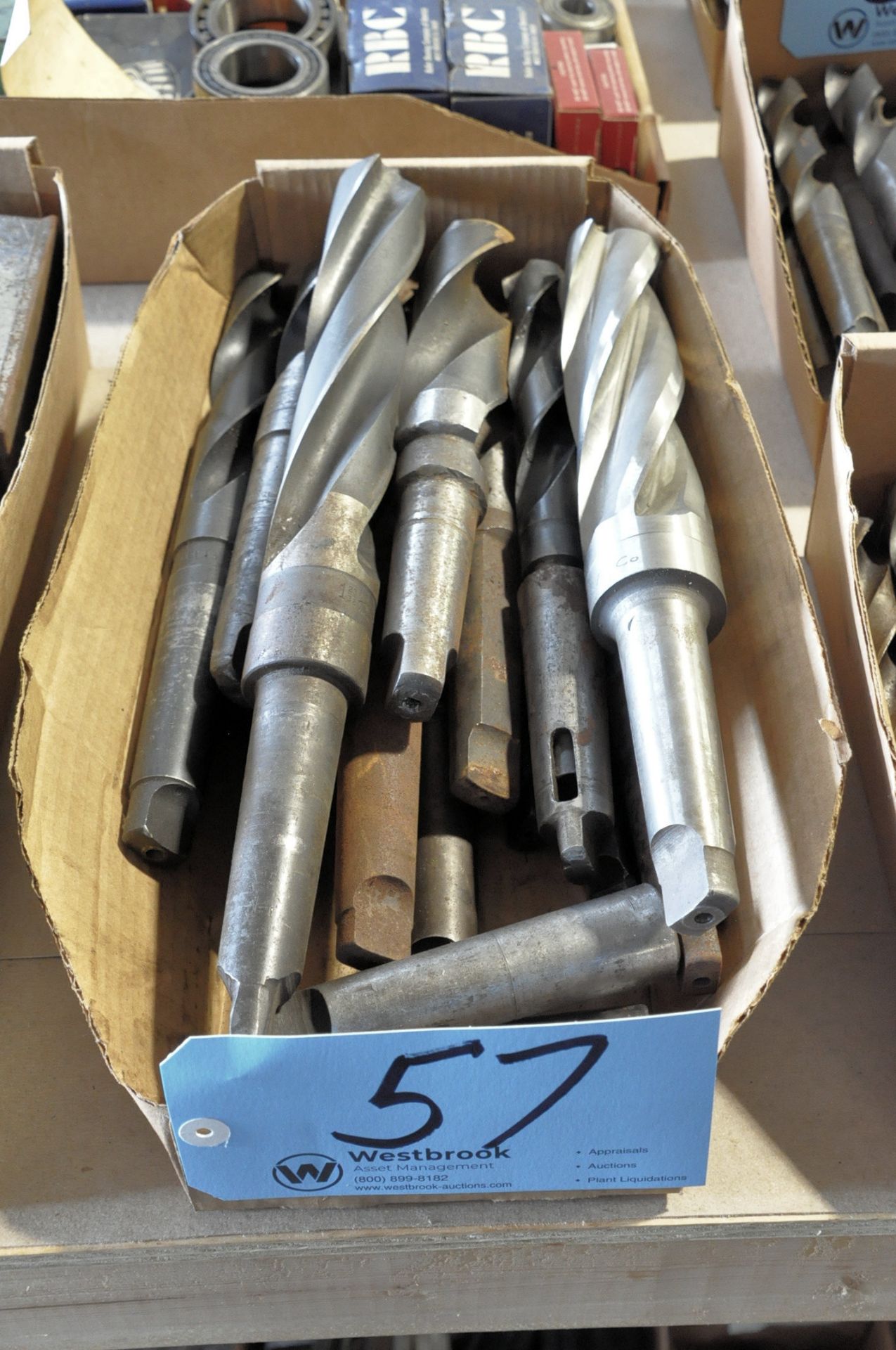 Lot-Taper Shank Drills in (1) Box