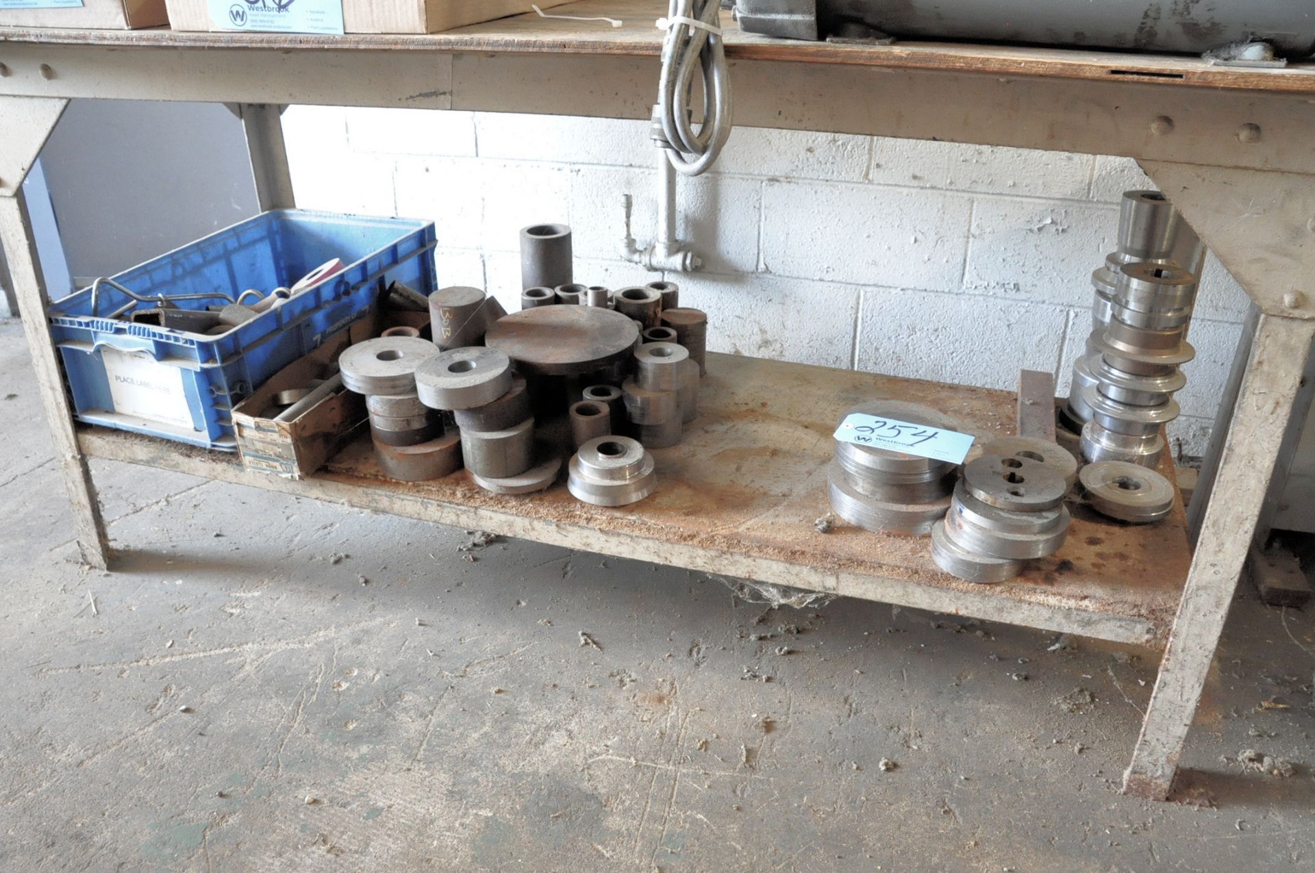 Lot-Steel Roll Former Rollers and Tooling on (1) Shelf